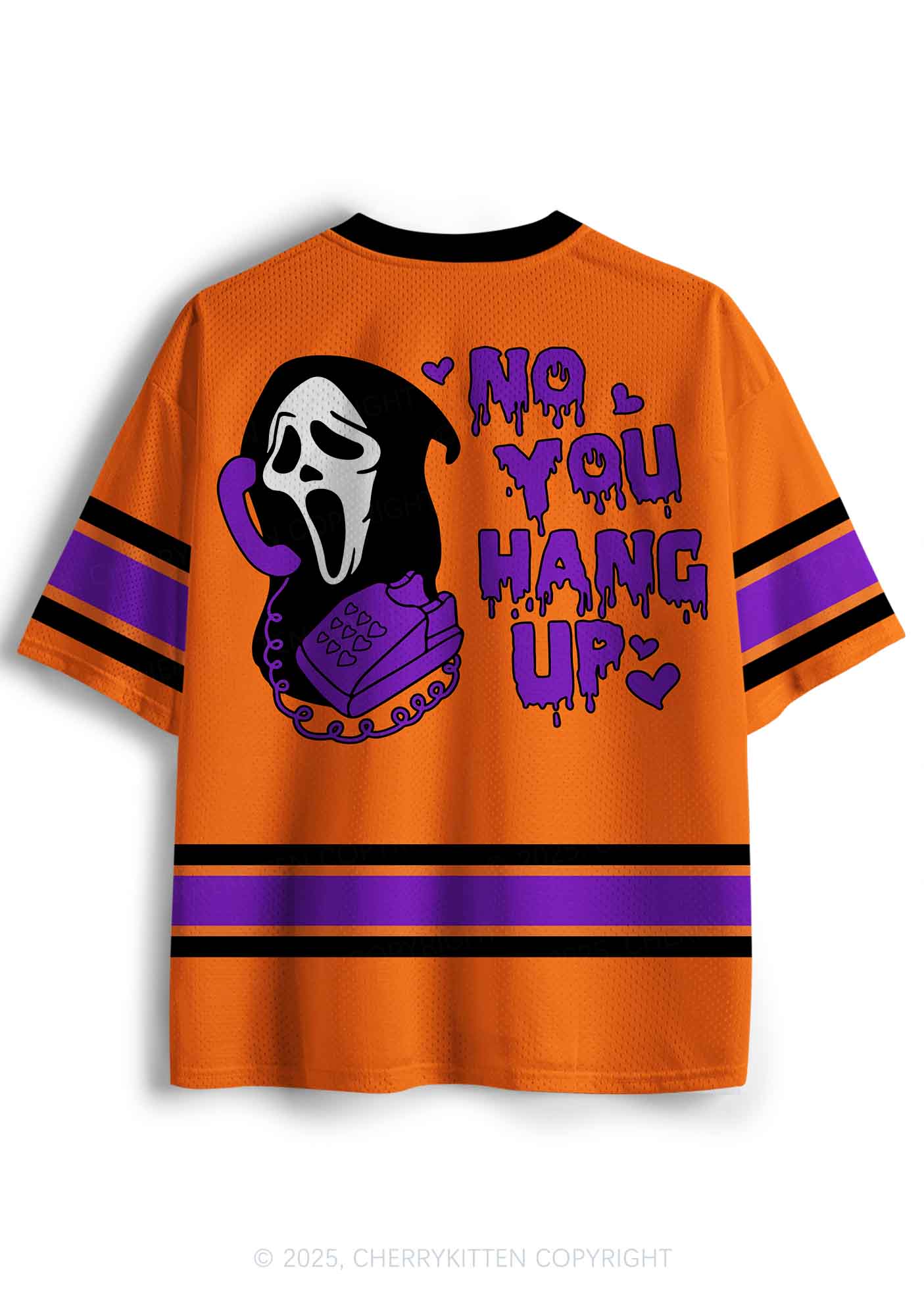 Halloween Custom Horror Hang Up Y2K Sport Jersey Shirts Cherrykitten - Image 3
