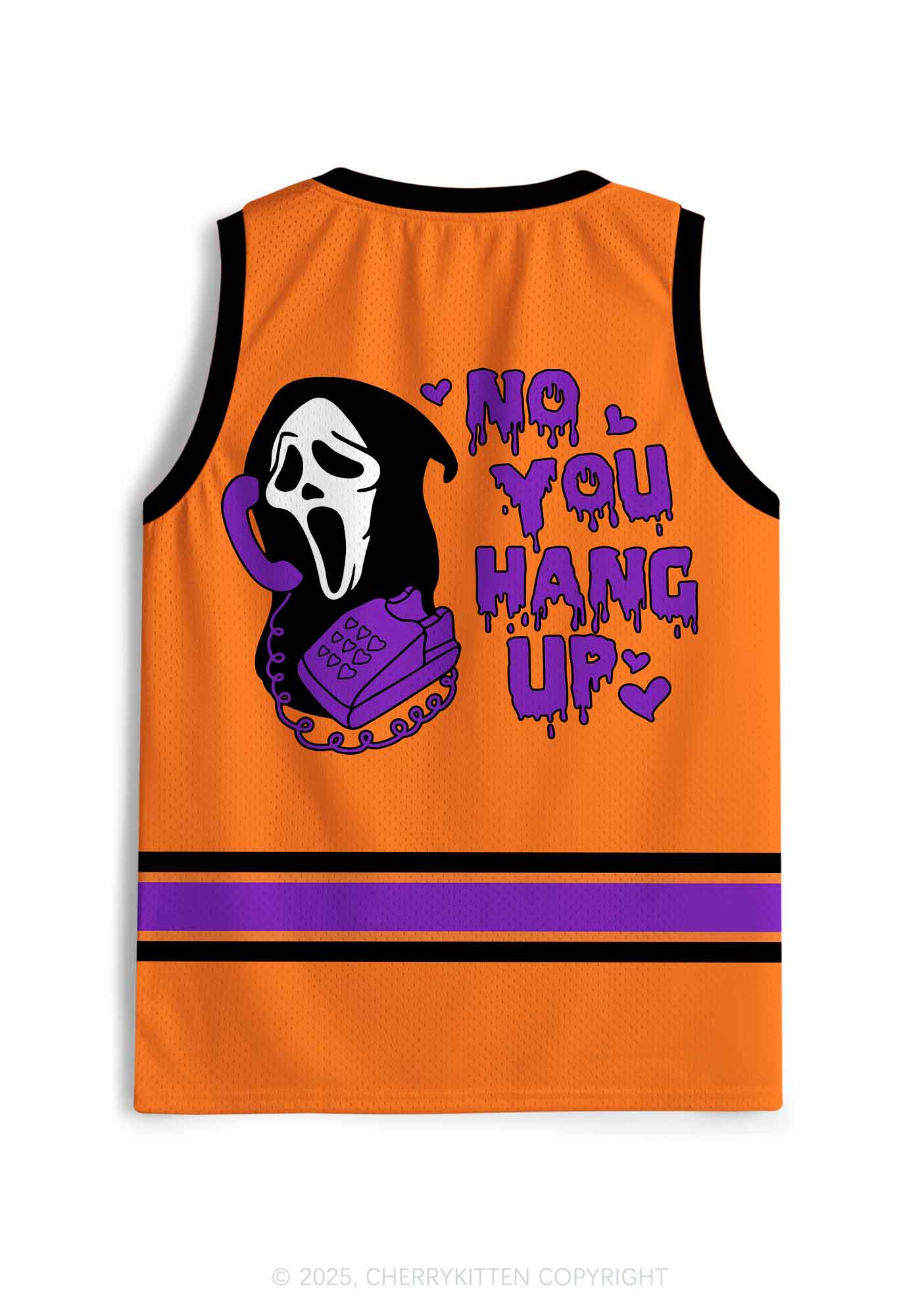 Halloween Custom Horror Hang Up Y2K Sport Jersey Tank Cherrykitten - Image 3