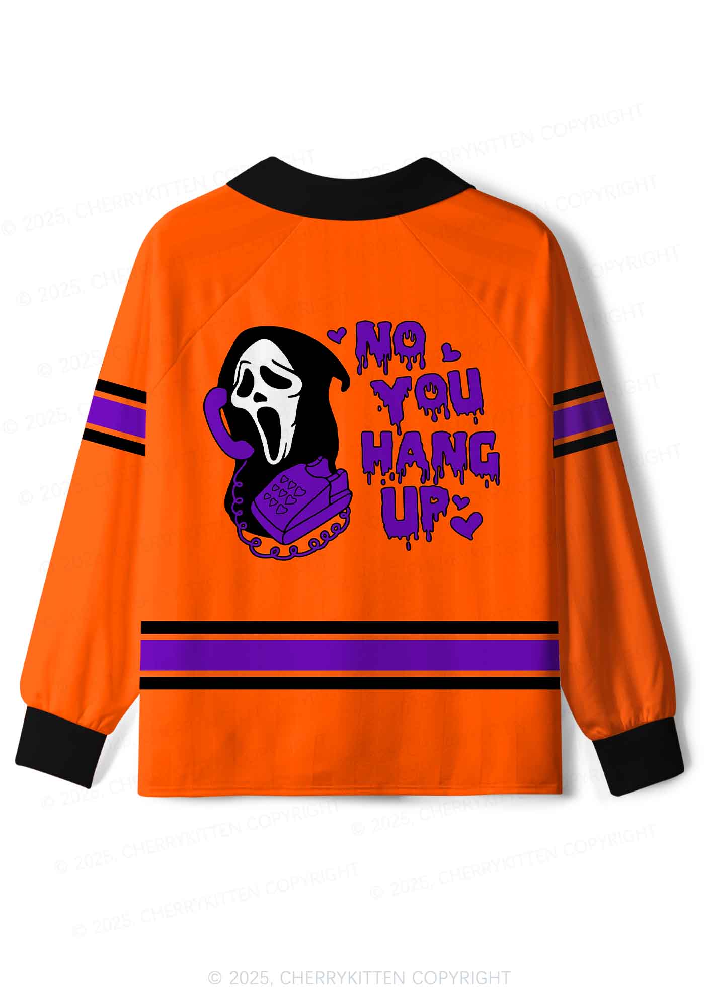 Halloween Custom Horror Hang Up Y2K Sport Long Sleeve Jersey Shirts Cherrykitten - Image 3