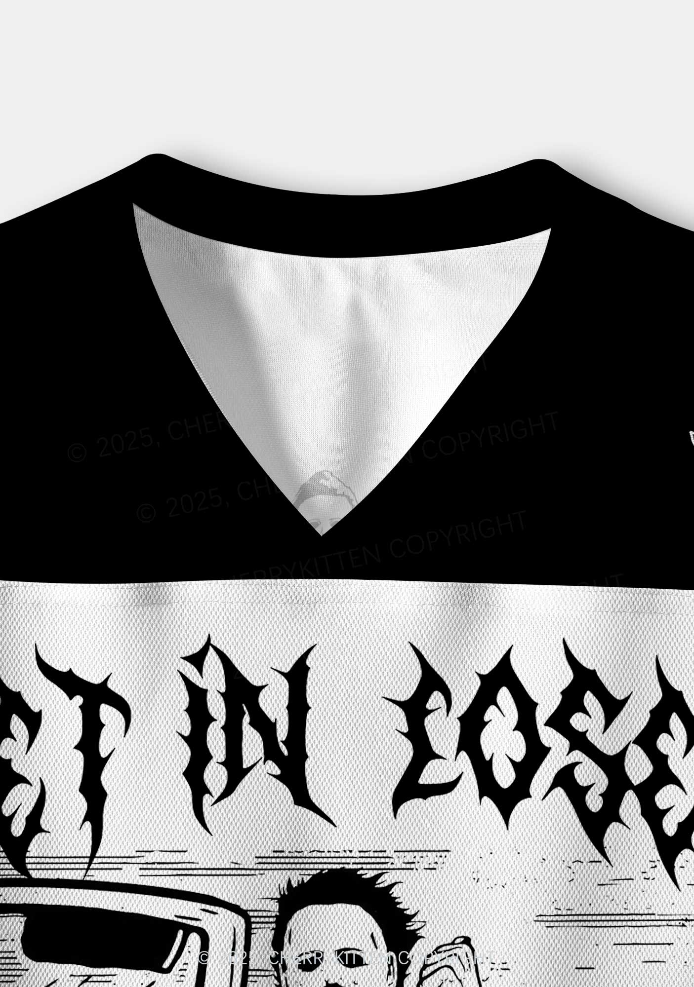 Halloween Custom We Are Going Slashing Y2K Crop Sport Jersey Shirts Cherrykitten - Image 4