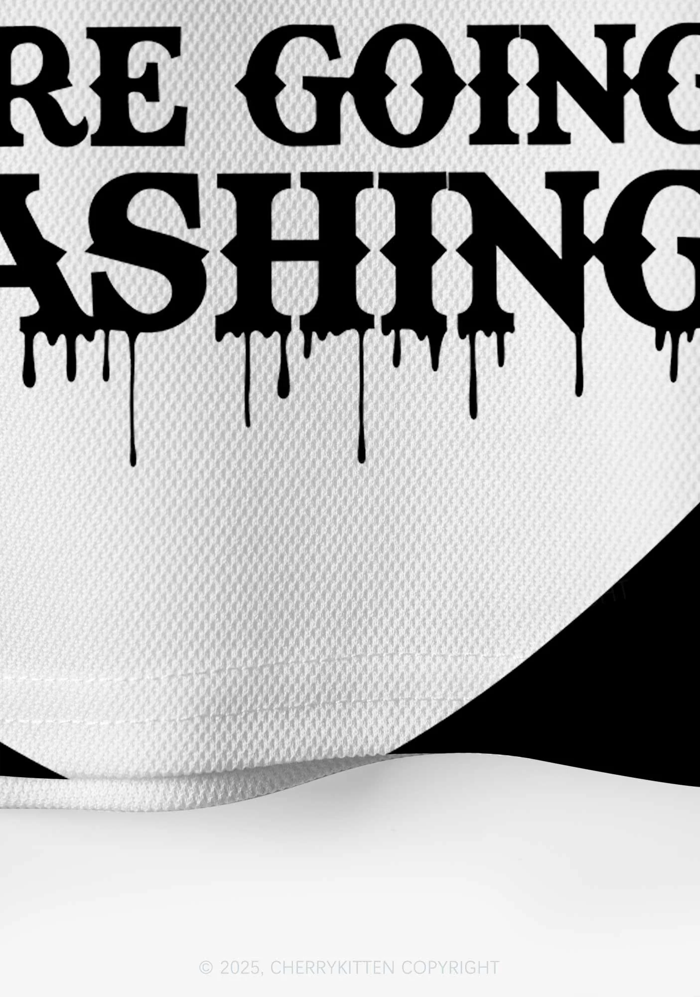Halloween Custom We Are Going Slashing Y2K Crop Sport Jersey Shirts Cherrykitten - Image 5