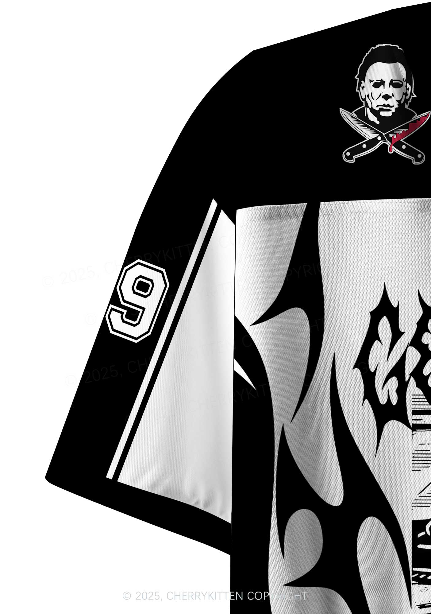 Halloween Custom We Are Going Slashing Y2K Crop Sport Jersey Shirts Cherrykitten - Image 6