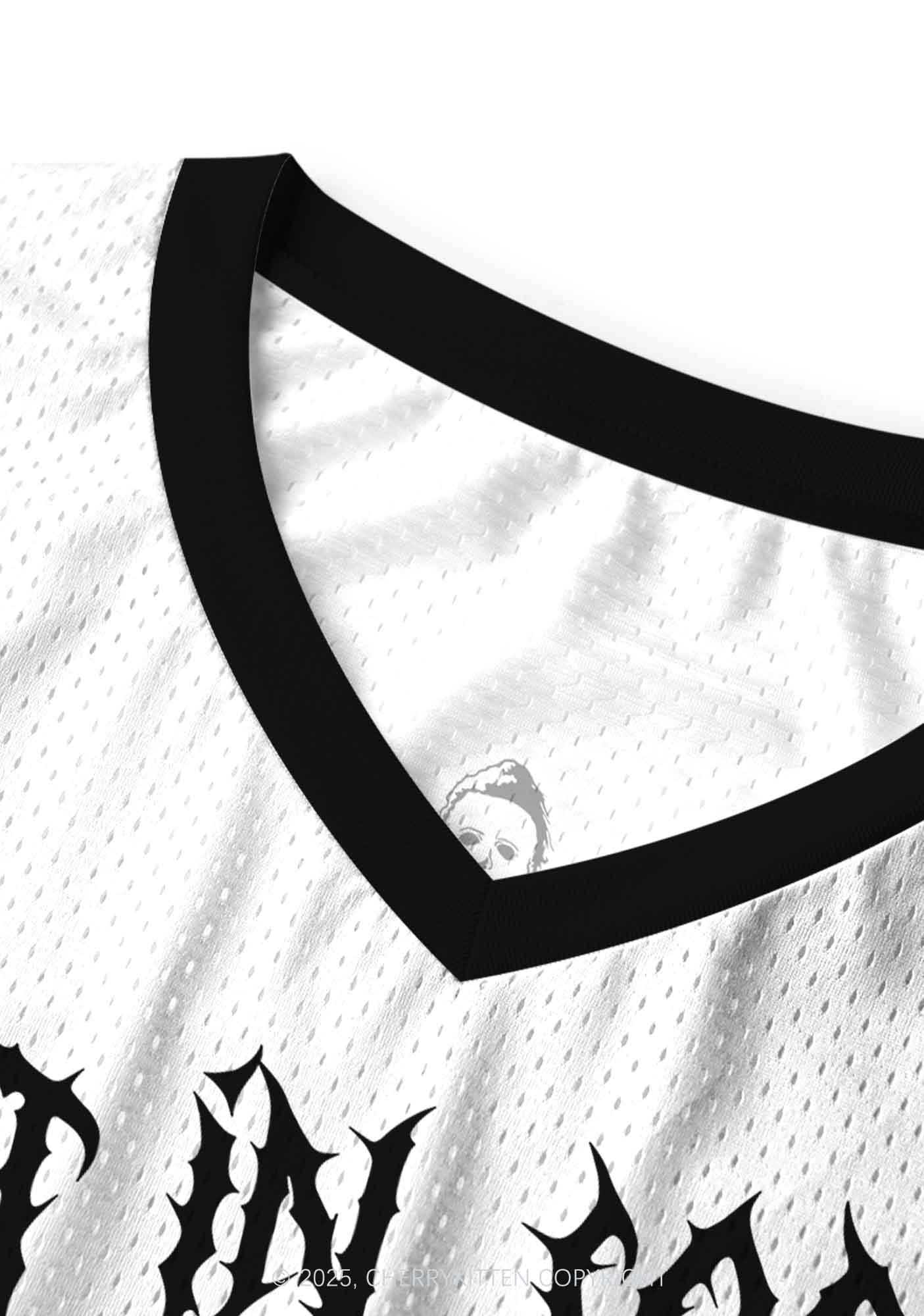 Halloween Custom We Are Going Slashing Y2K Sport Jersey Tank Cherrykitten - Image 5