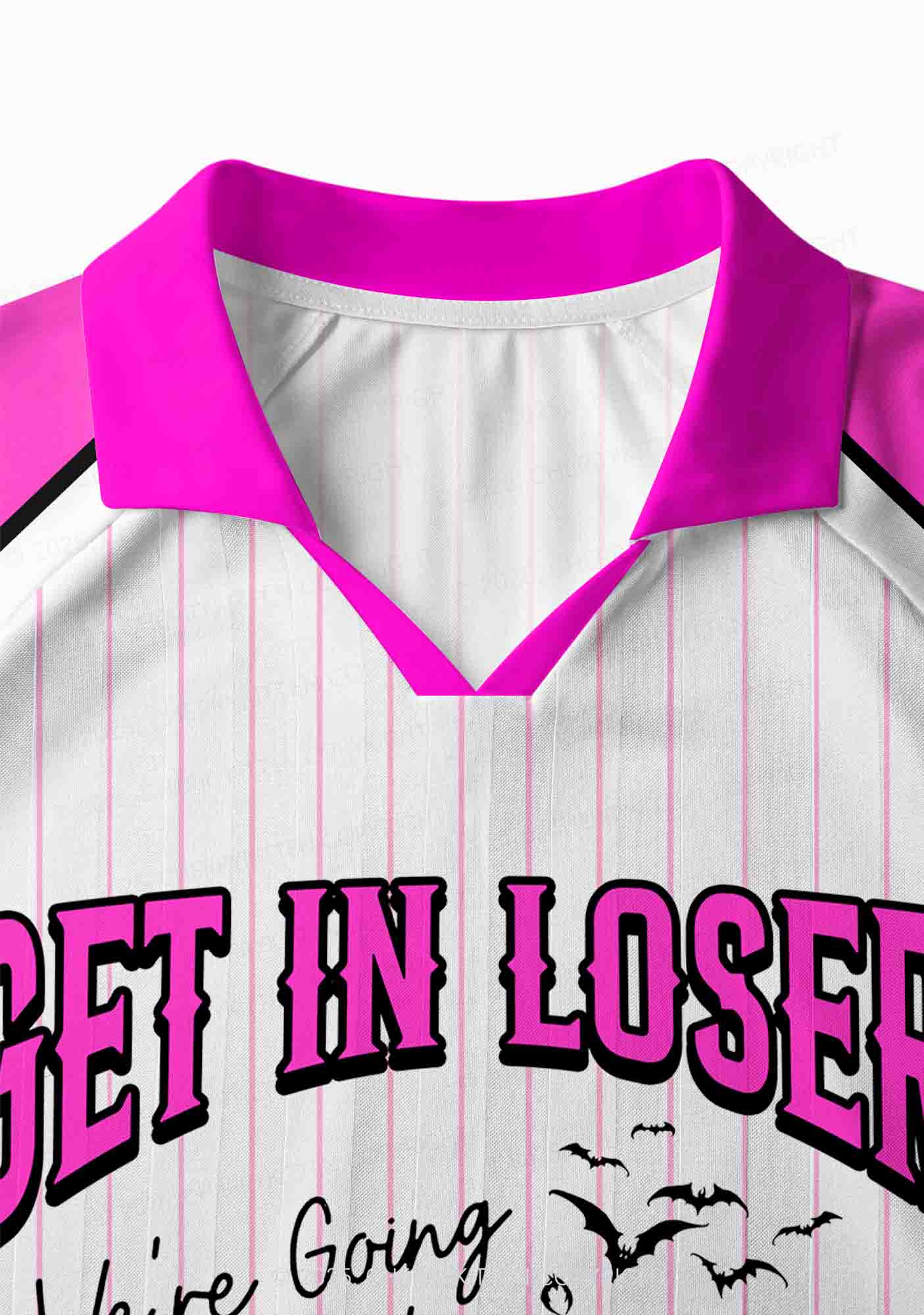 Halloween Custom White Going Slashing Y2K Sport Long Sleeve Jersey Shirts Cherrykitten - Image 4