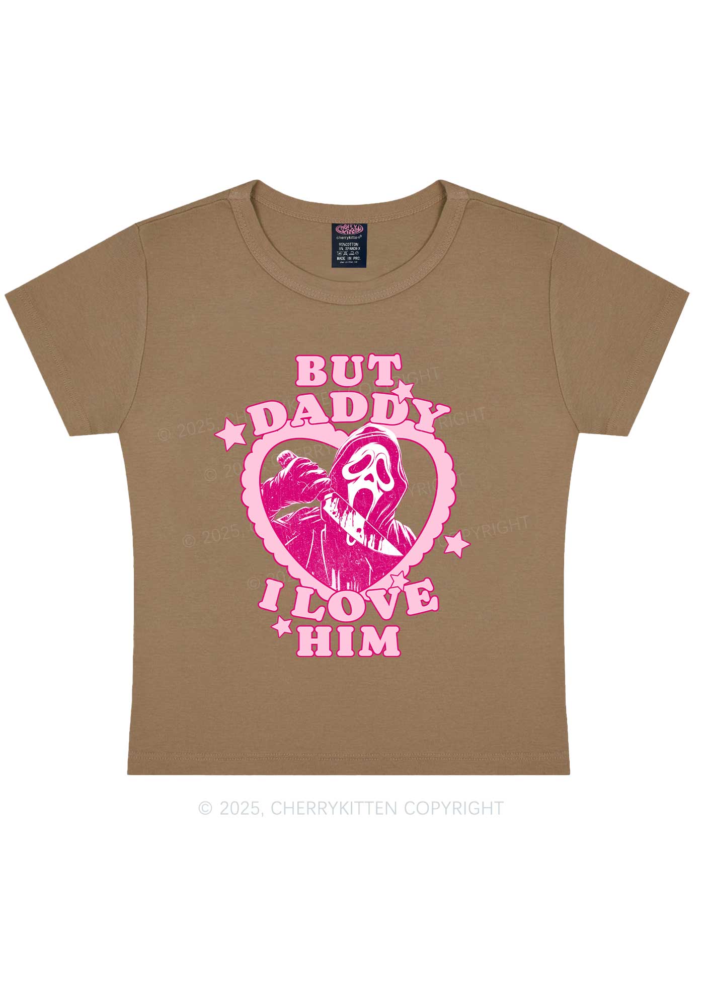 Halloween Daddy Love Horror Y2K Baby Tee Cherrykitten - Image 9
