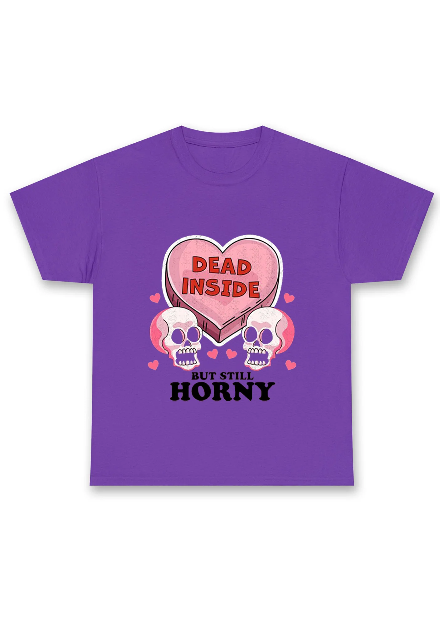 Halloween Dead Inside But Still Horxy Chunky Shirt - Image 2