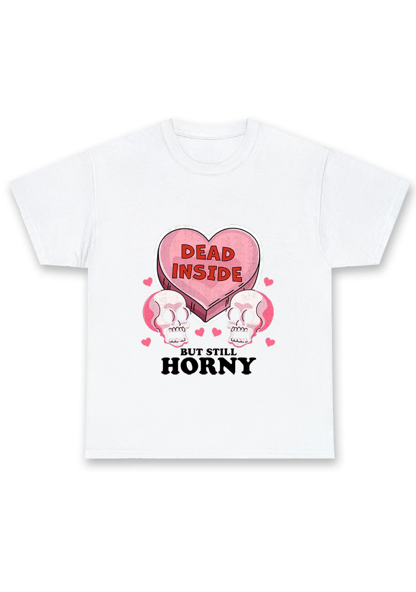 Halloween Dead Inside But Still Horxy Chunky Shirt - Image 3