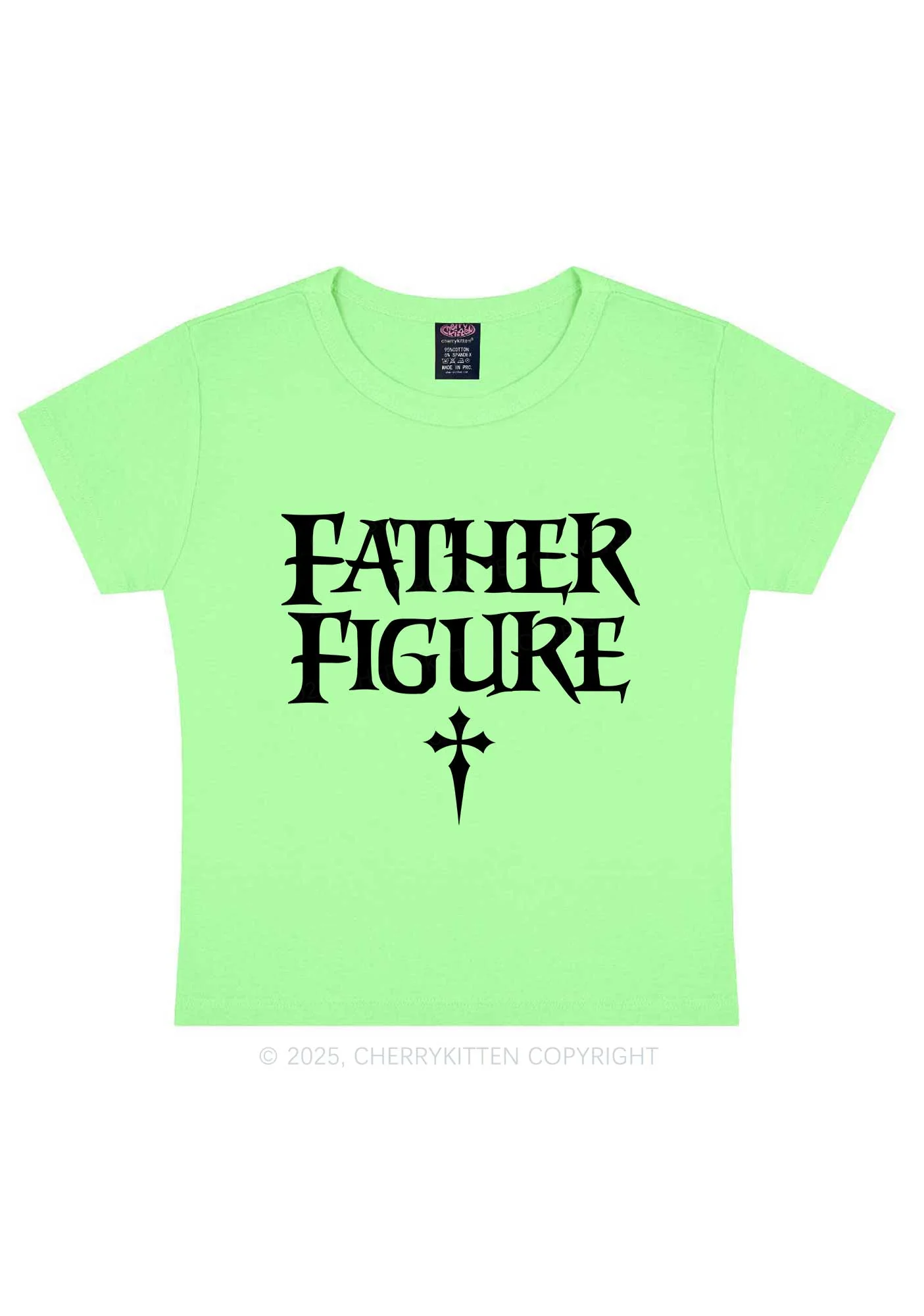 Halloween Father Figure Y2K Baby Tee Cherrykitten - Image 11