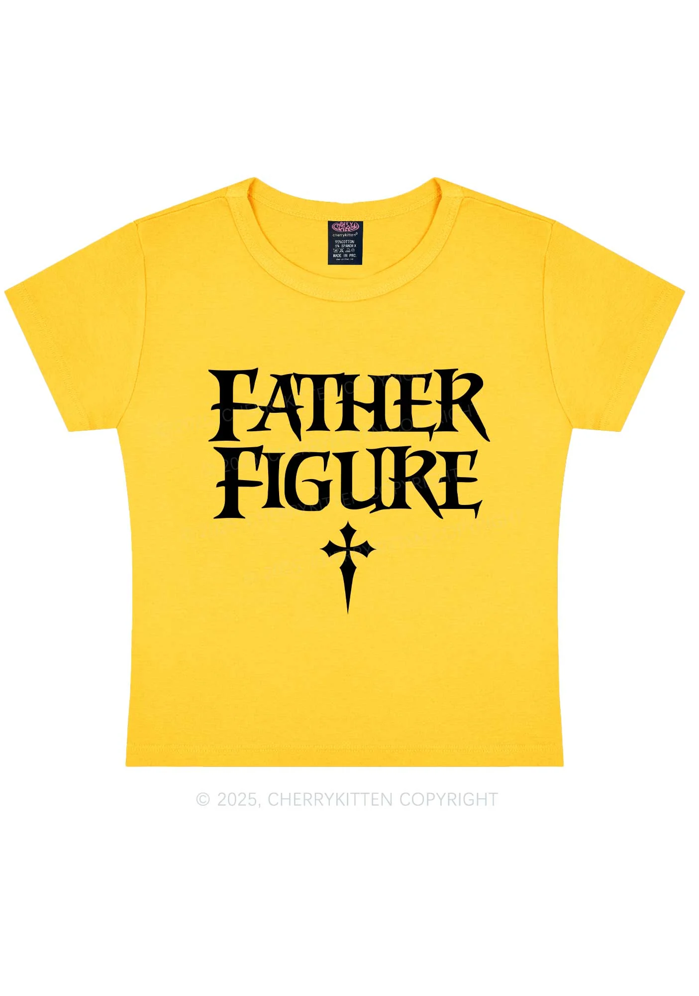 Halloween Father Figure Y2K Baby Tee Cherrykitten - Image 7