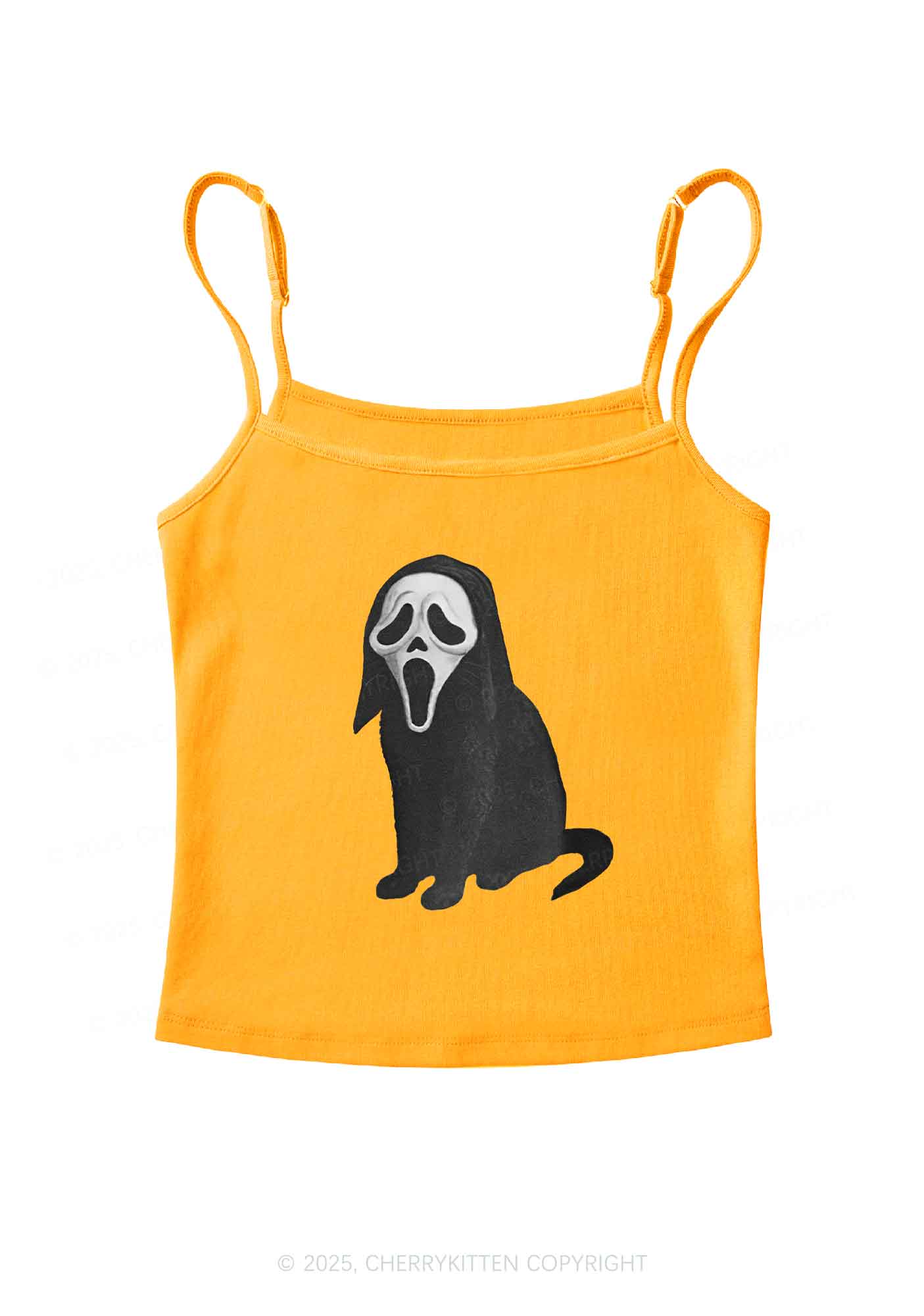 Halloween Ghostcat Y2K Spaghetti Strap Cami Cherrykitten - Image 8