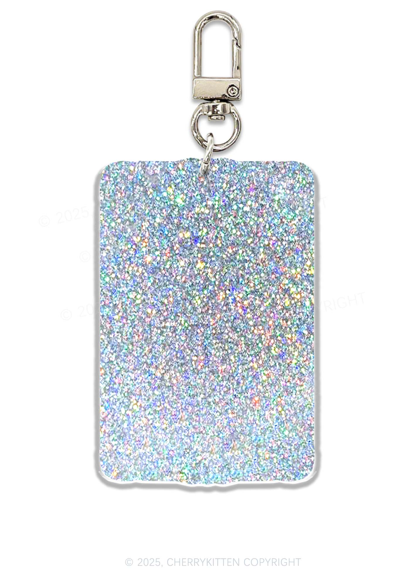 Halloween The Skull Cat Lady Y2K Glitter Keychain Cherrykitten - Image 2