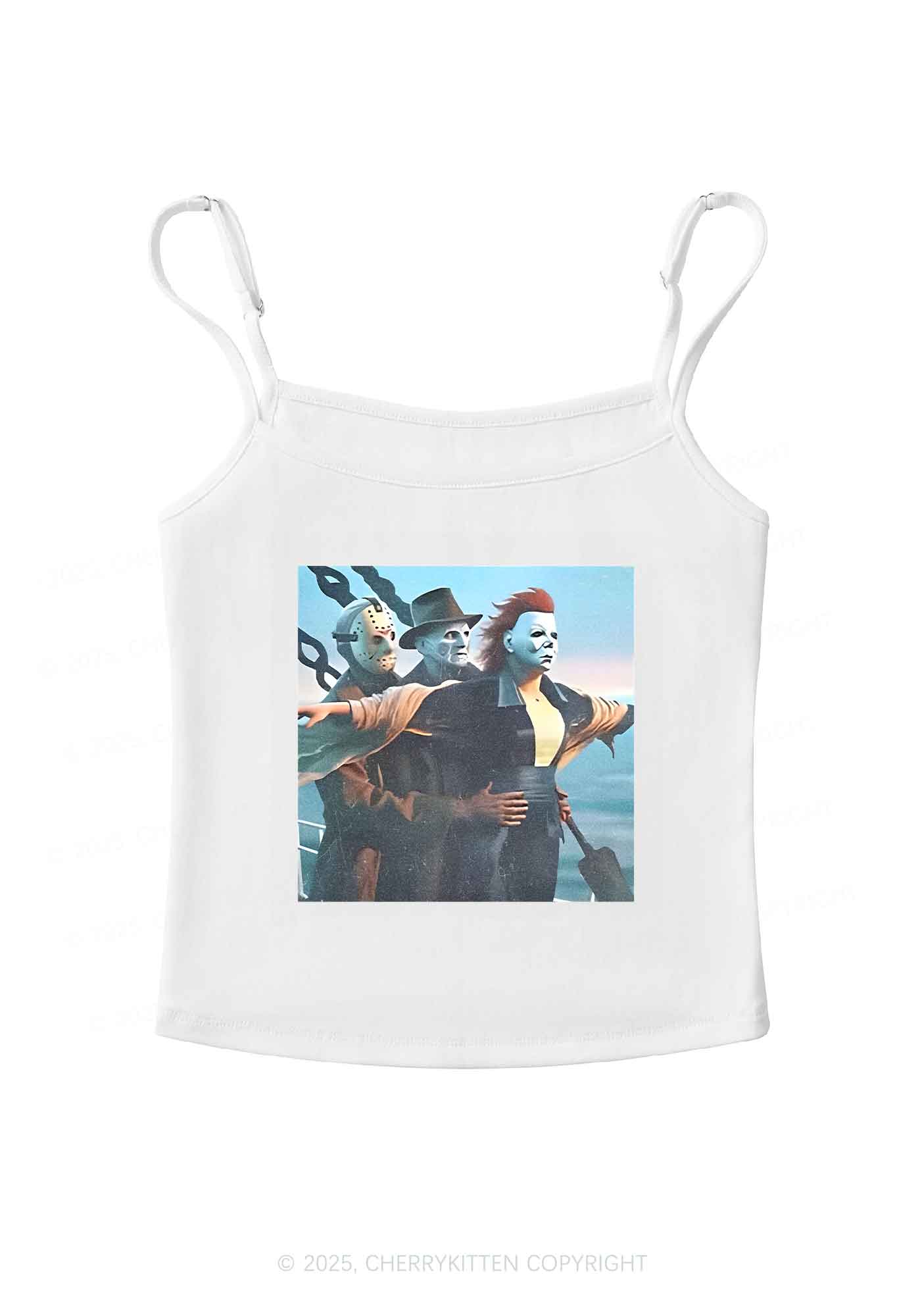 Halloween Horror Characters Y2K Spaghetti Strap Cami Cherrykitten - Image 4
