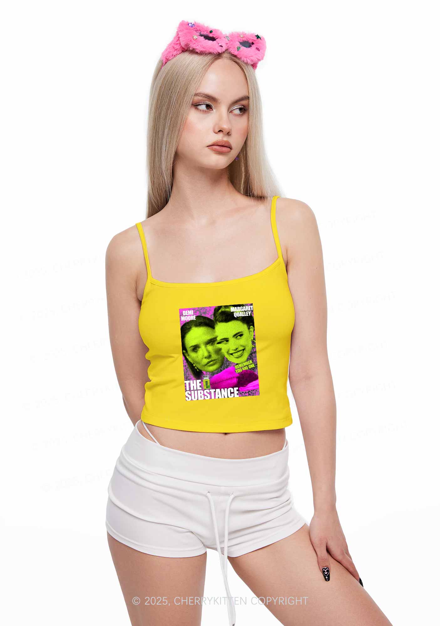 Halloween Horror Women Film Y2K Spaghetti Strap Cami Cherrykitten - Image 2