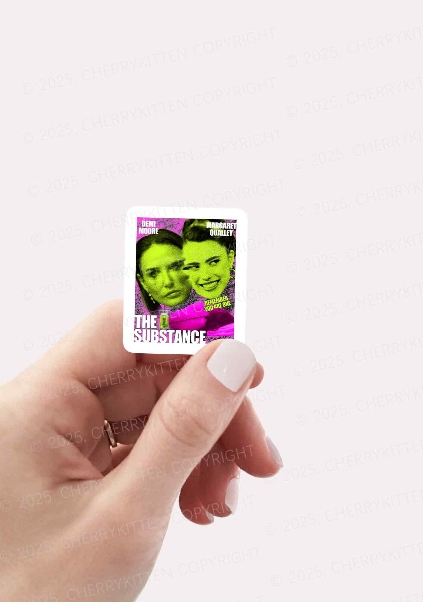 Halloween Horror Women Film Y2K Sticker Cherrykitten - Image 2