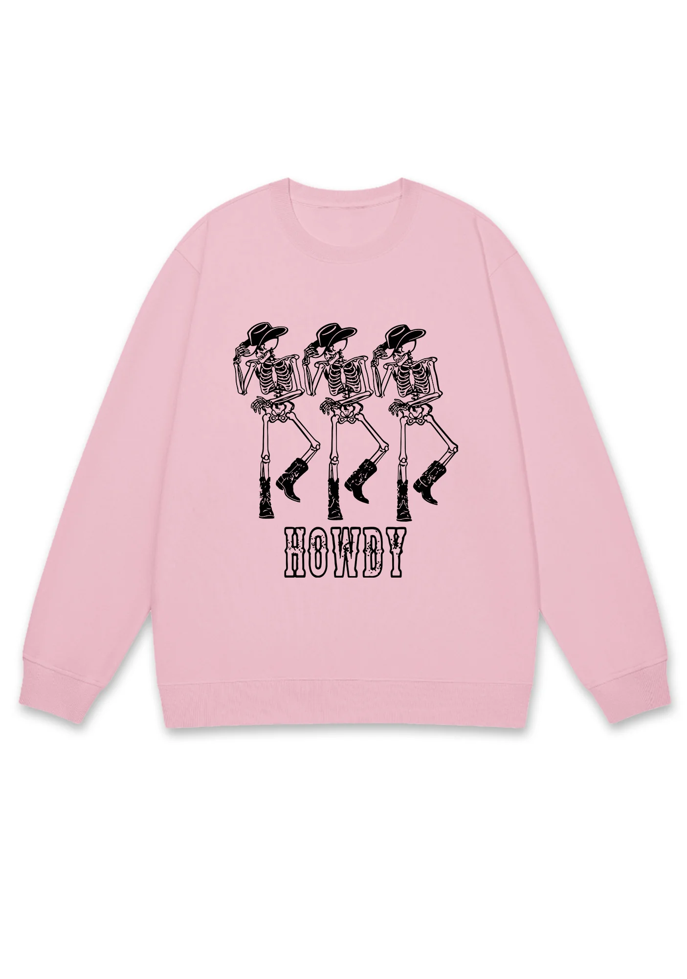 Halloween Howdy Dancing Skeletons Y2K Sweatshirt - Image 5
