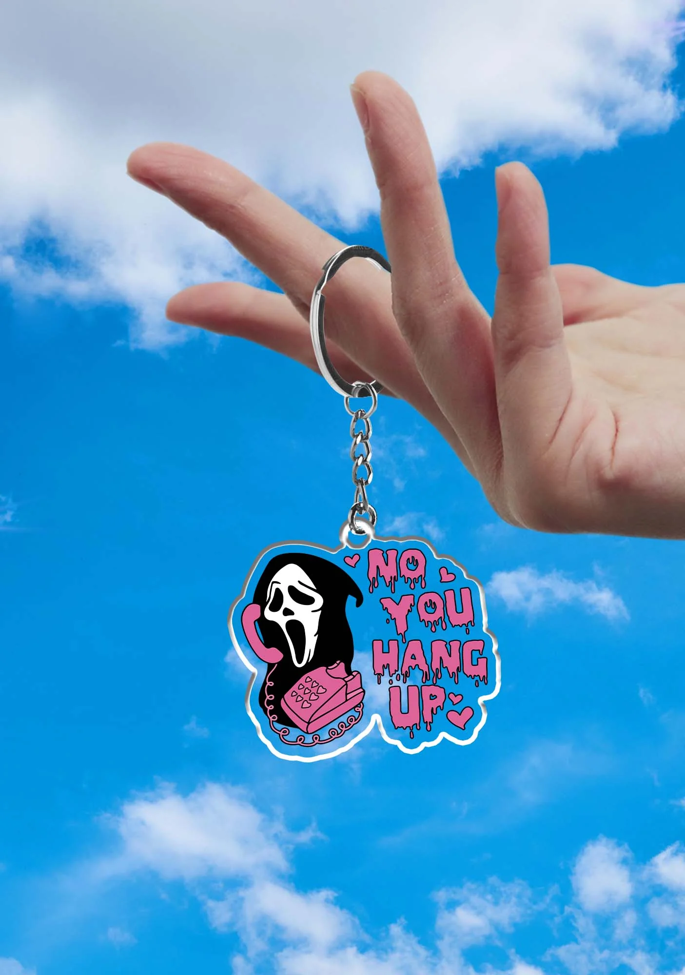Halloween No You Hang Up 1Pc Y2K Keychain Cherrykitten - Image 2