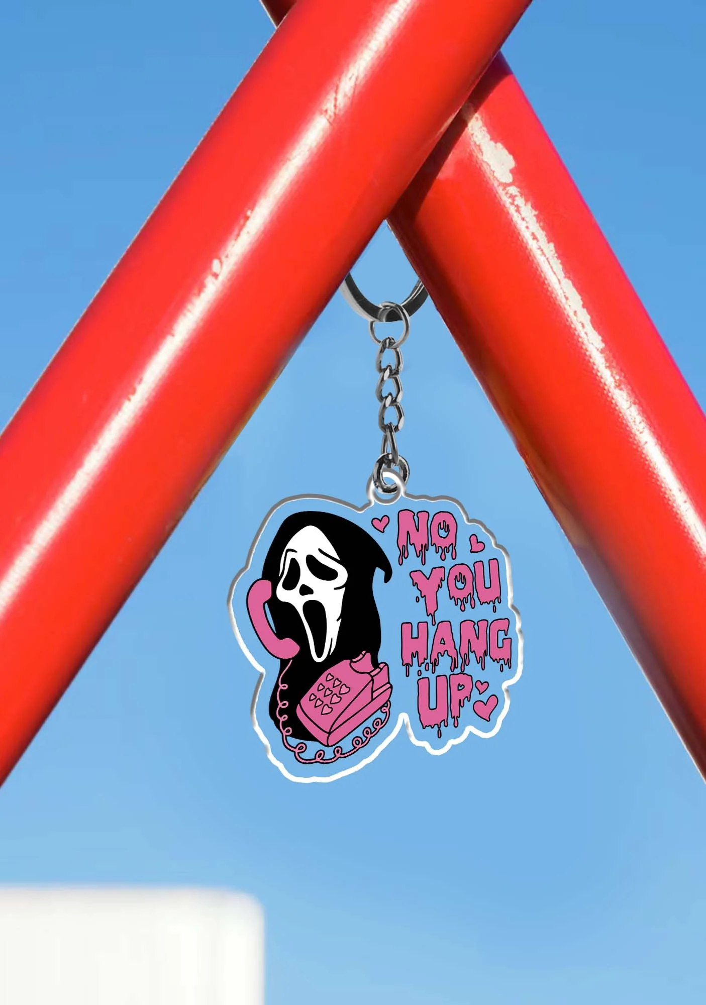 Halloween No You Hang Up 1Pc Y2K Keychain Cherrykitten - Image 3