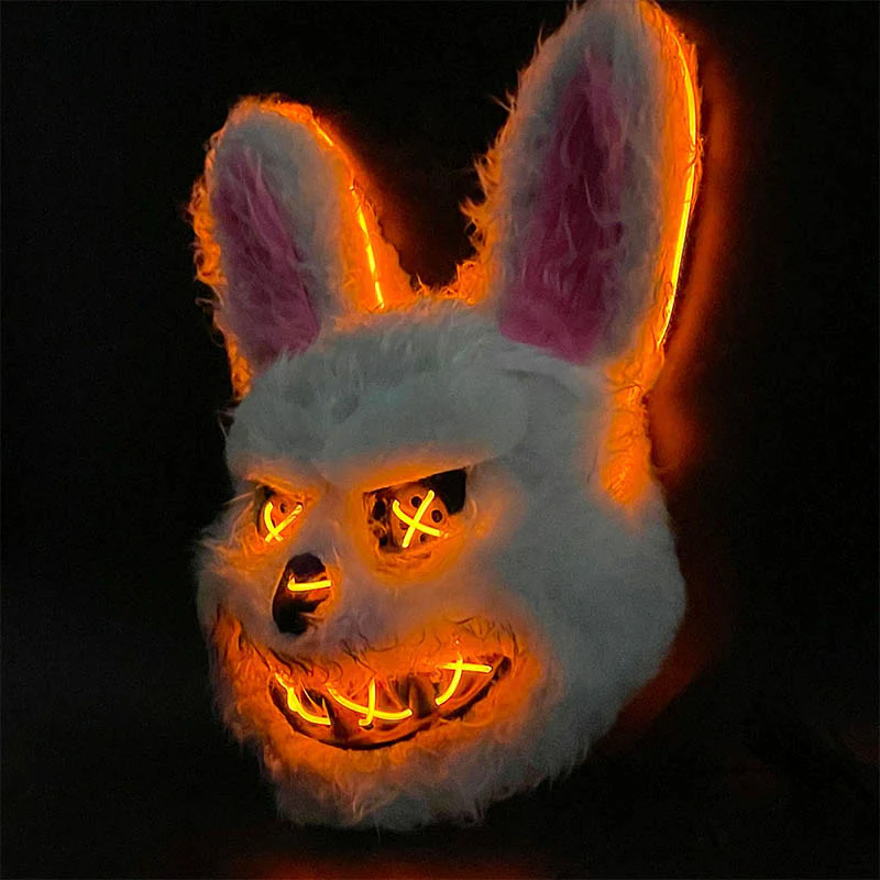 Halloween Scary Bloody Y2K Bunny Mask - Image 2