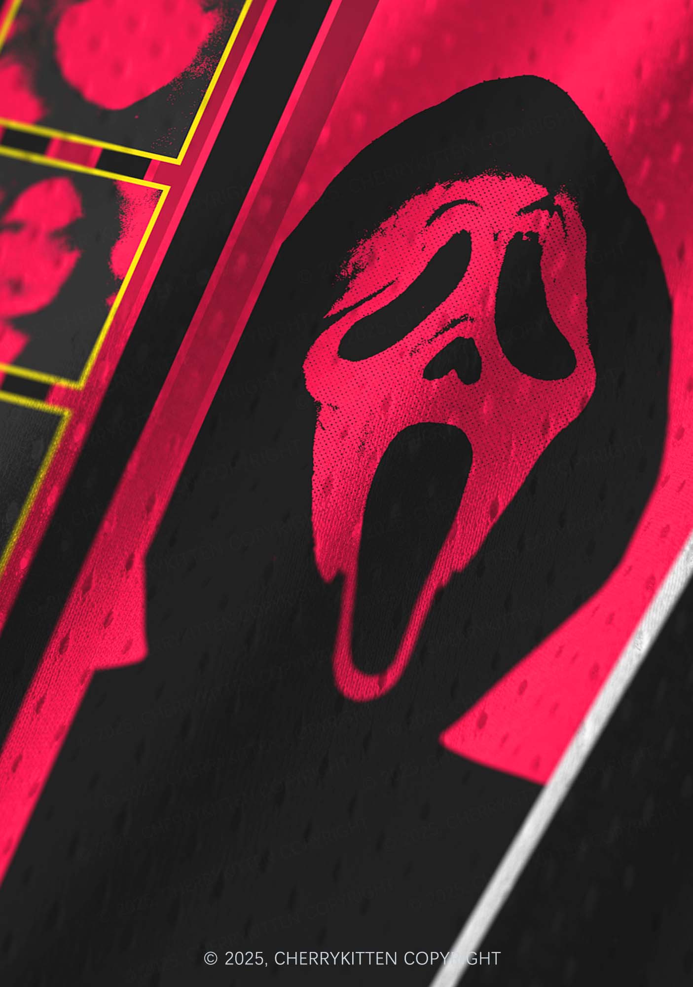 Halloween Scream Ghost Y2K Sport Jersey Tank Cherrykitten - Image 4