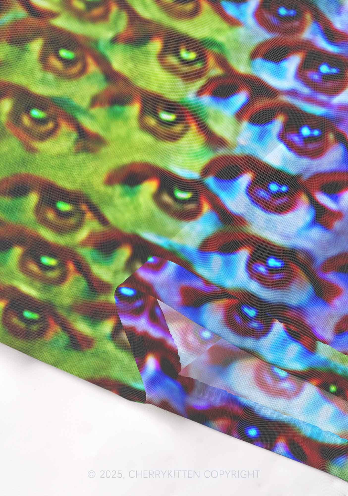 Halloween Spectrum Eyes Y2K Mesh Cami Tank Cherrykitten - Image 4