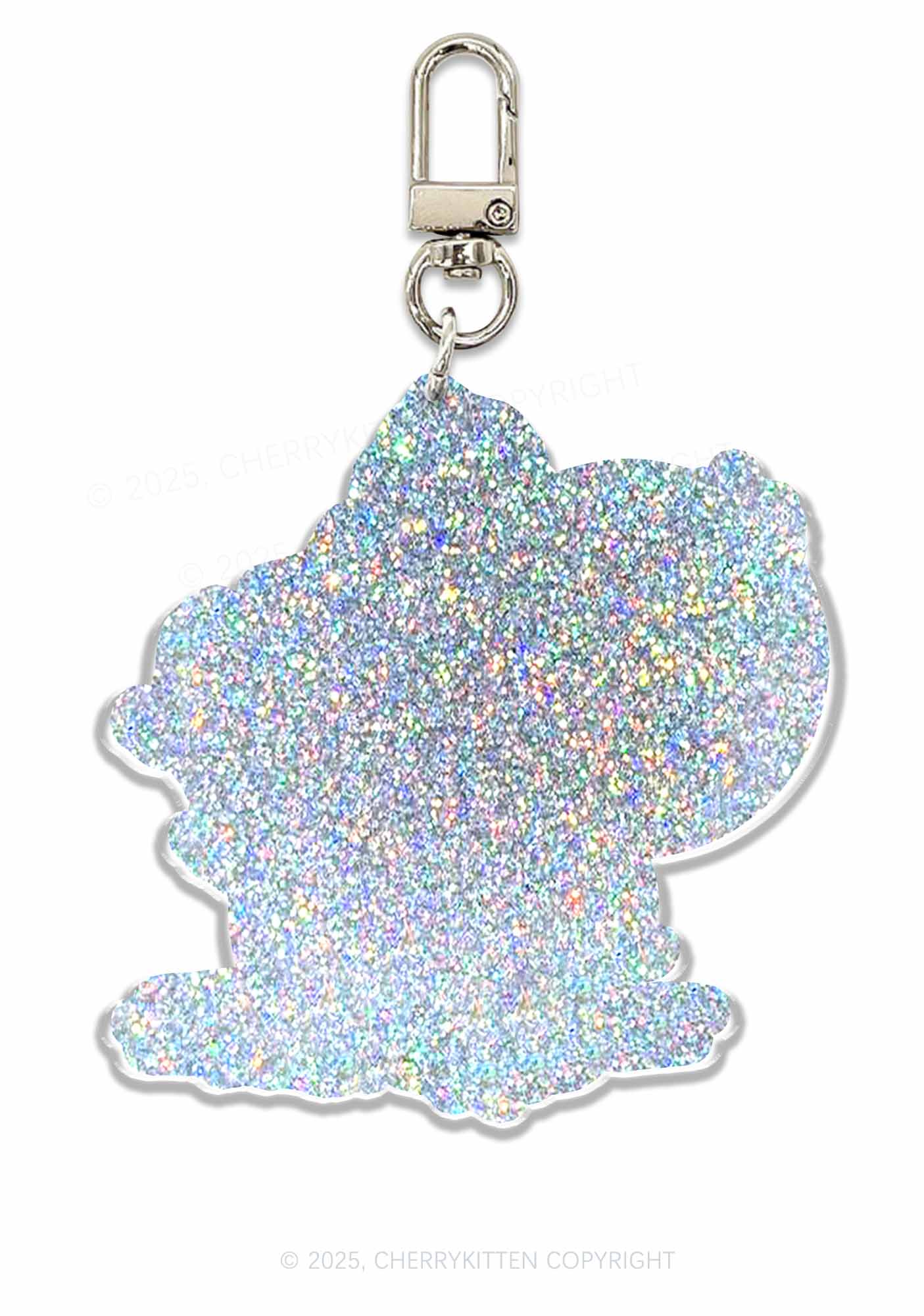 Halloween Spooky Vibes 1Pc Y2K Glitter Keychain Cherrykitten - Image 2