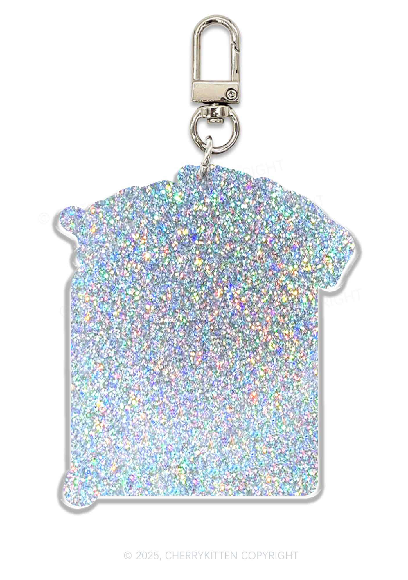 Halloween Two Headed Space Babe 1Pc Y2K Glitter Keychain Cherrykitten - Image 2