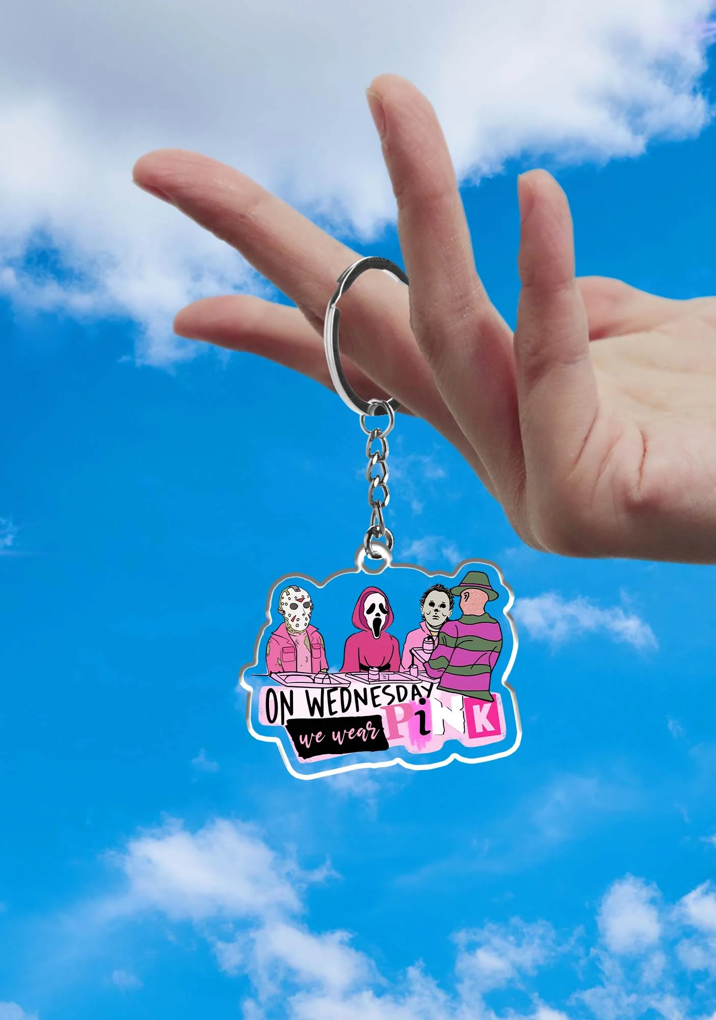 Halloween We Wear Pink 1Pc Y2K Keychain Cherrykitten - Image 2