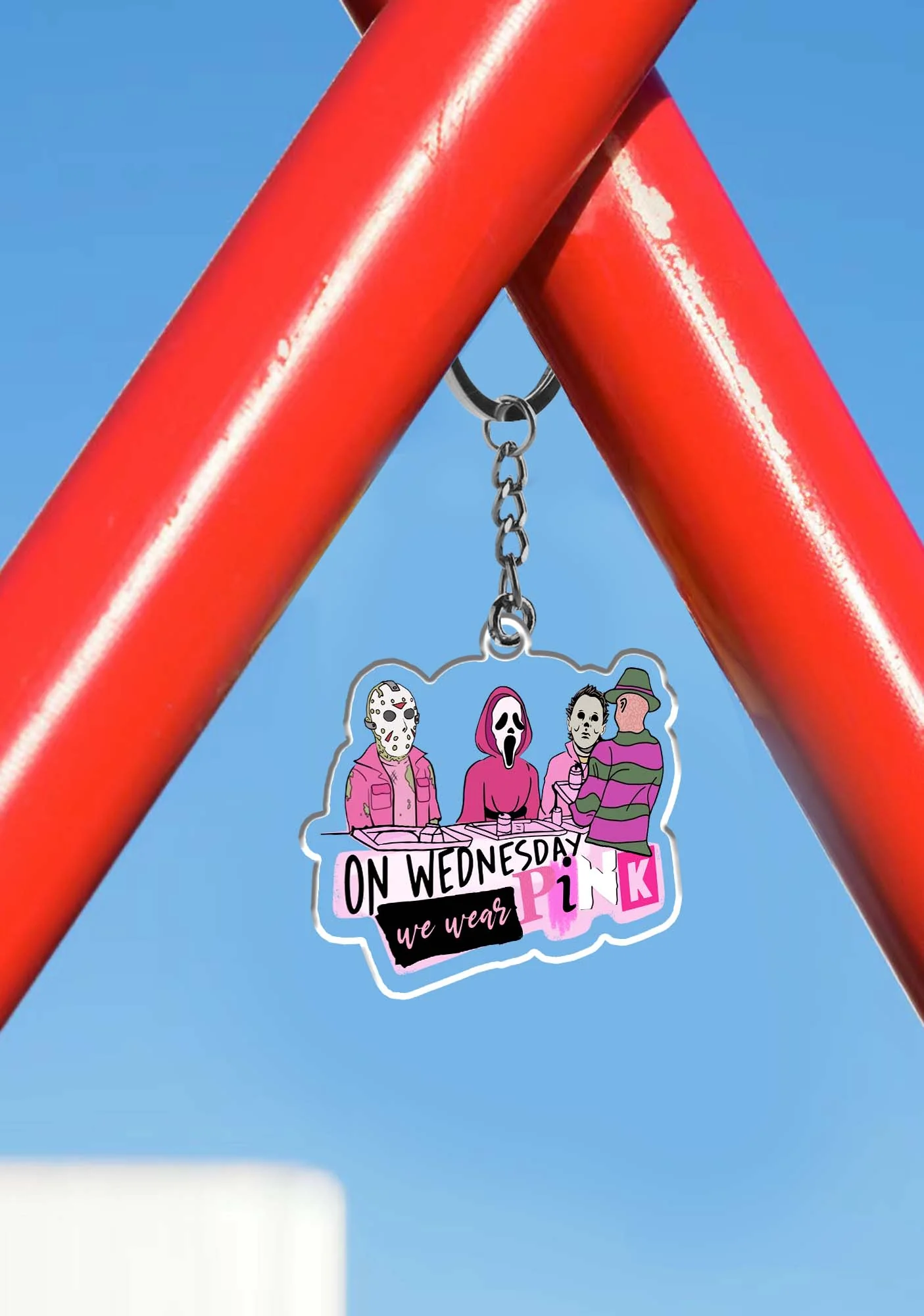 Halloween We Wear Pink 1Pc Y2K Keychain Cherrykitten - Image 3
