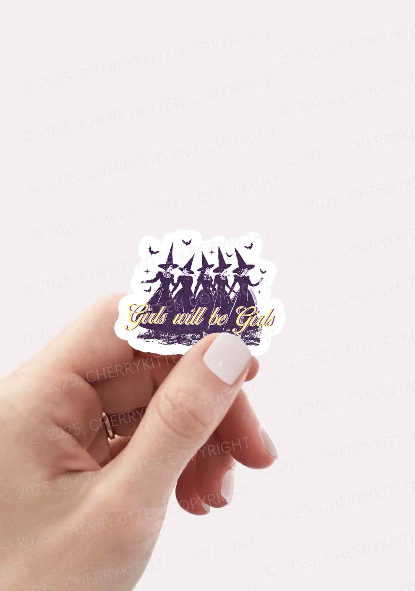 Halloween Witches Will Be Witches 1pc Y2K Sticker Cherrykitten - Image 2