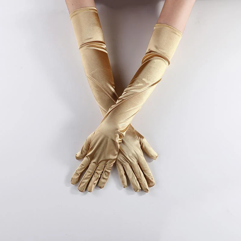 Halloween Y2K Satin Stretch Gloves - Image 6