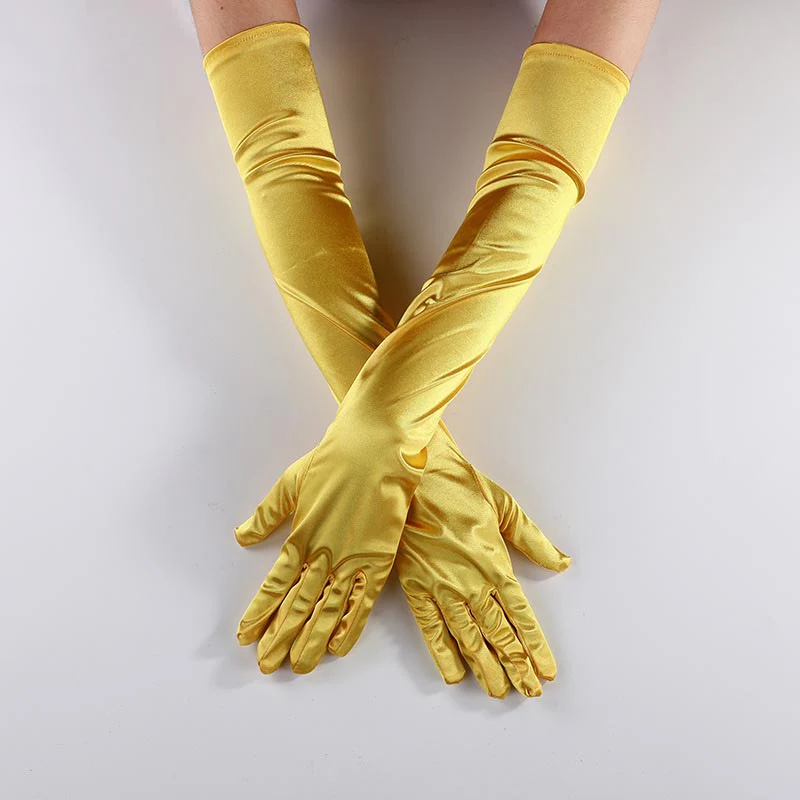 Halloween Y2K Satin Stretch Gloves - Image 7