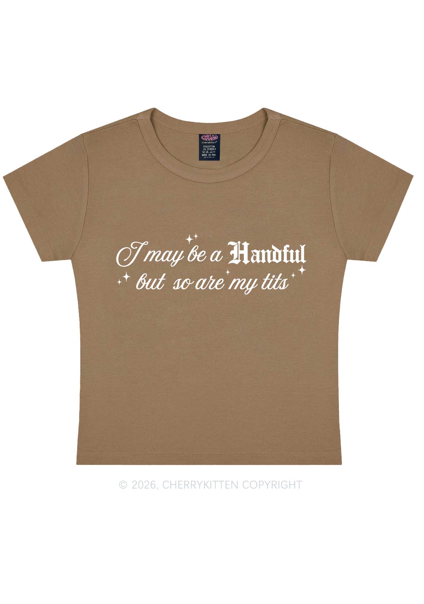 Handful Txts Valentine's Day Y2K Baby Tee Cherrykitten - Image 11
