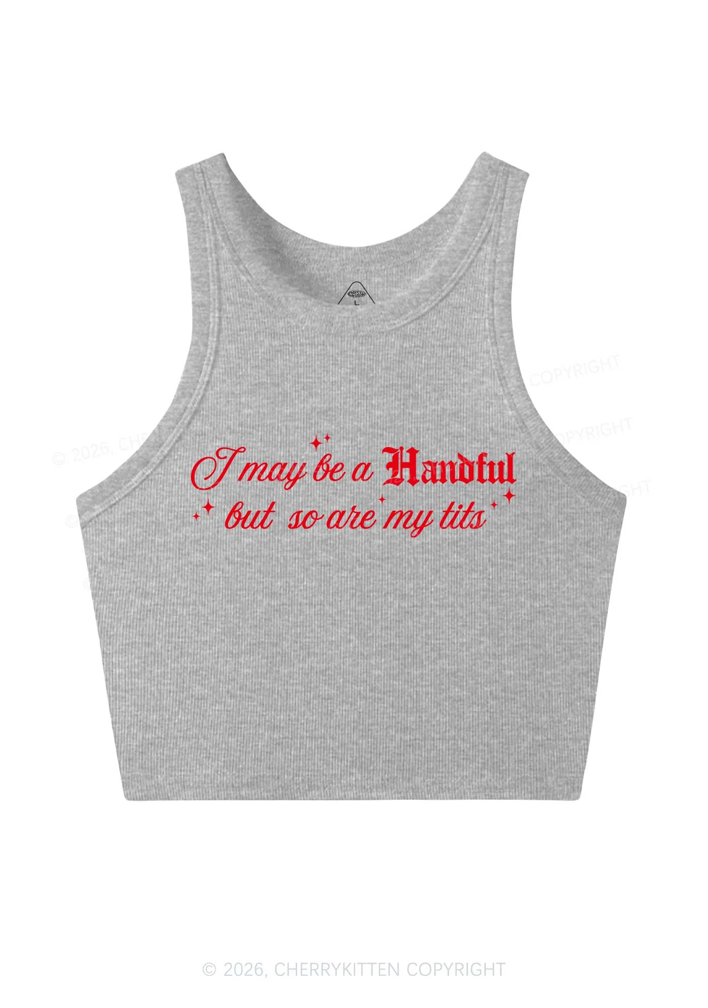 Handful Txts Valentine's Day Y2K Crop Tank Top Cherrykitten - Image 4