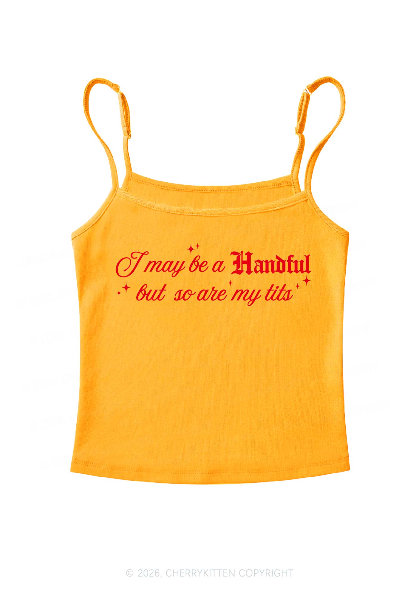 Handful Txts Valentine's Day Y2K Spaghetti Strap Cami Cherrykitten - Image 7