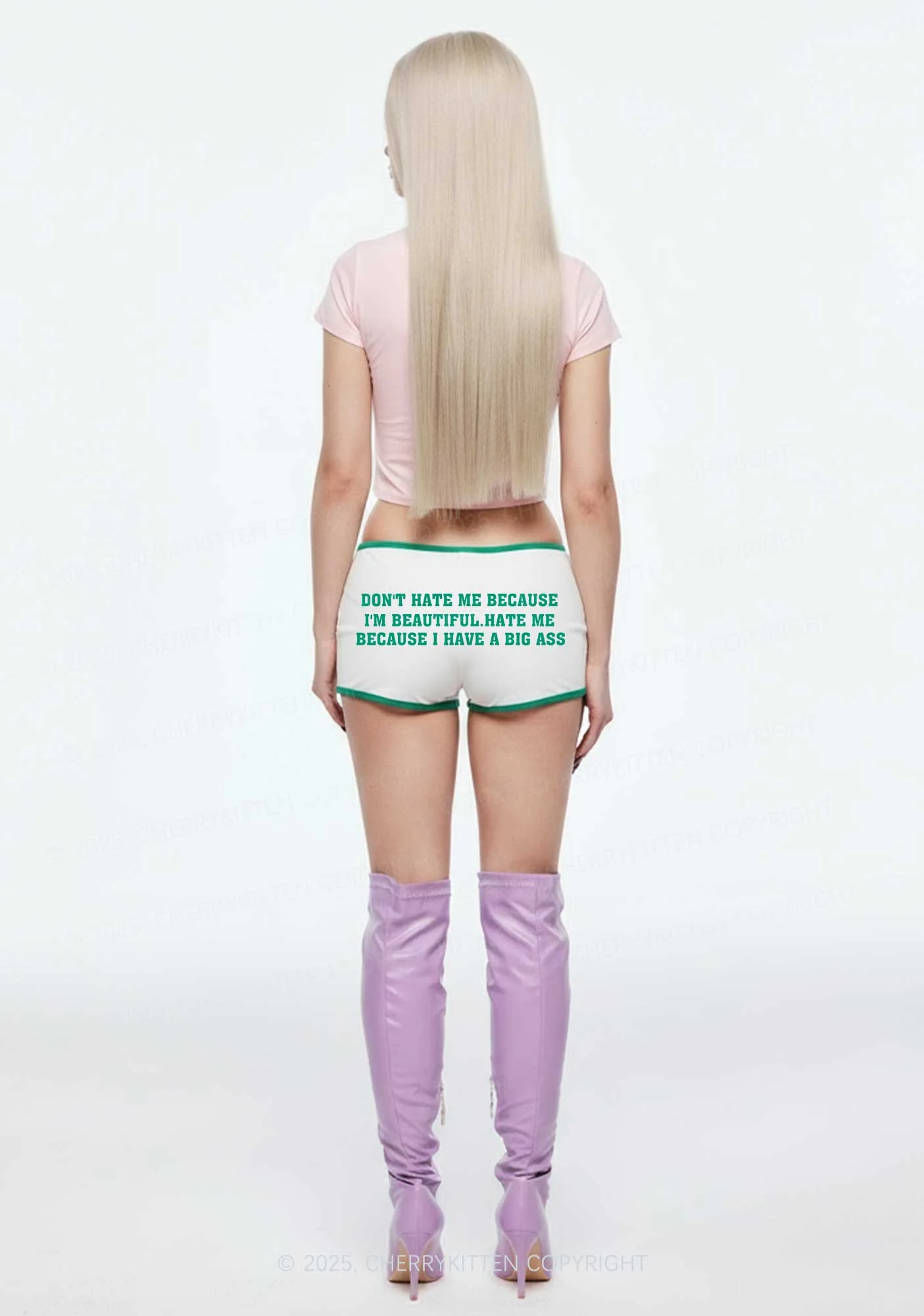Hate Me Big Axx Y2K Booty Shorts Cherrykitten - Image 2