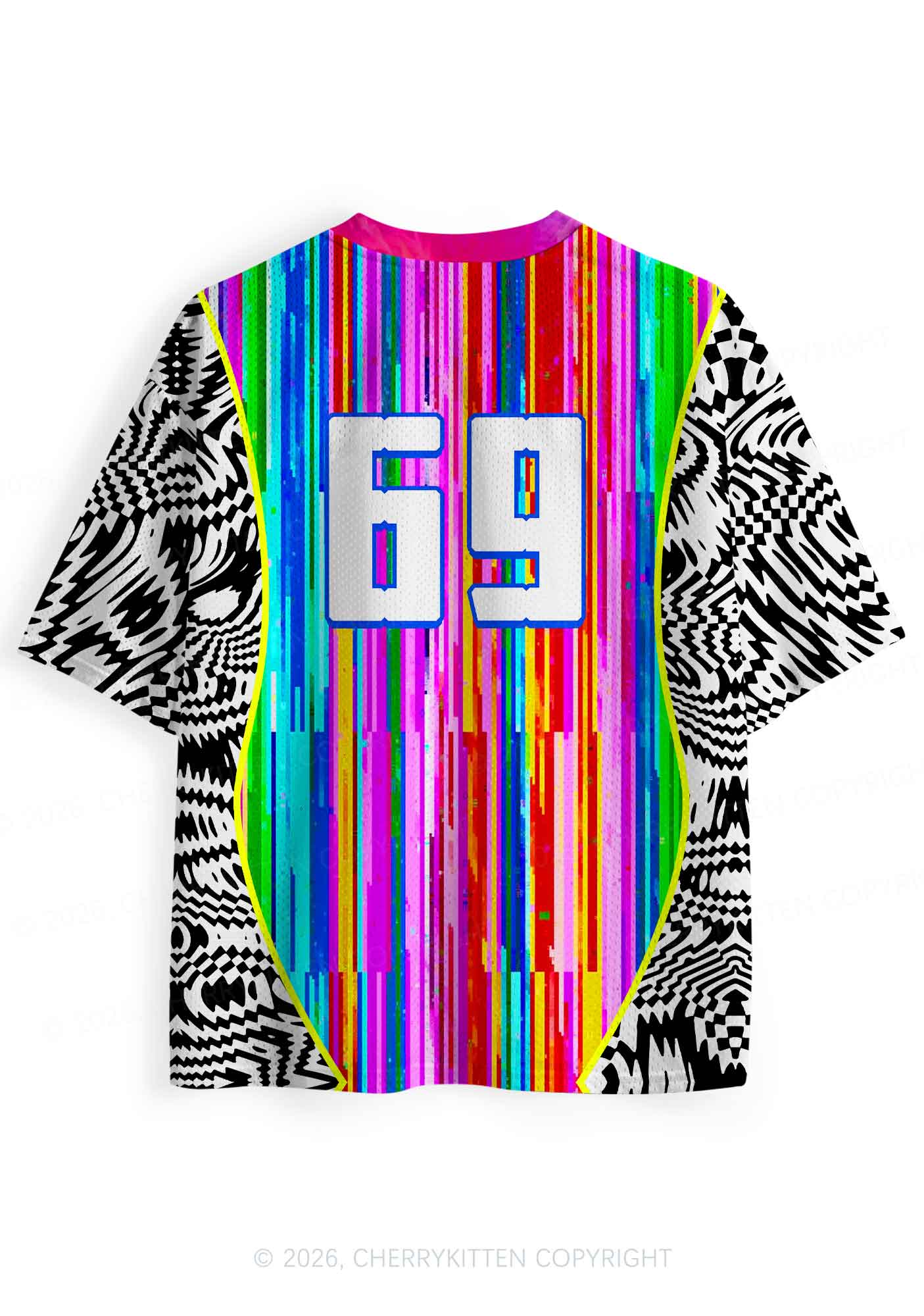 Hating Techno Y2K Sport Jersey Shirts Cherrykitten - Image 4