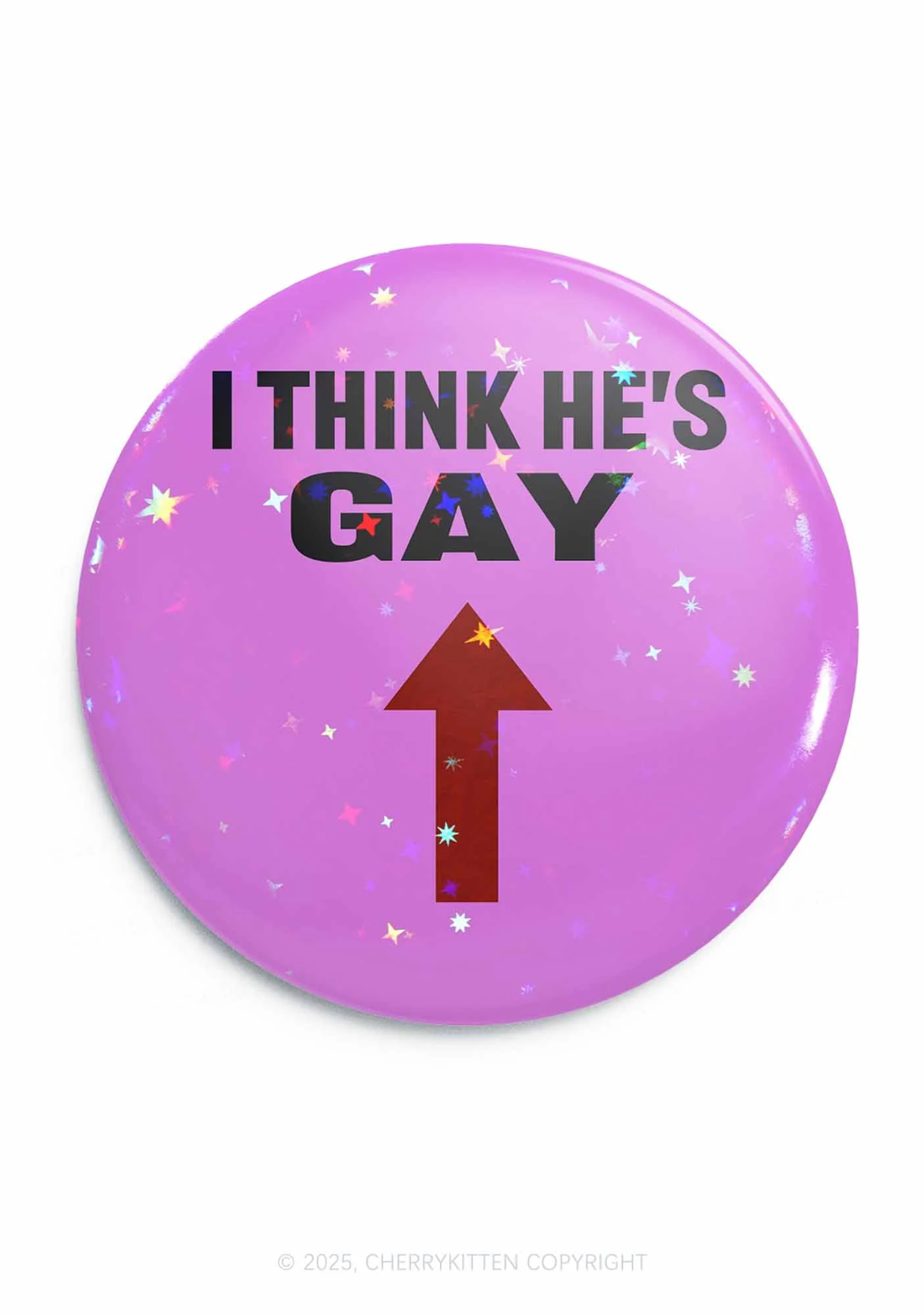 He Is Gay Pride 1Pc Y2K Pin Badge Cherrykitten - Image 3