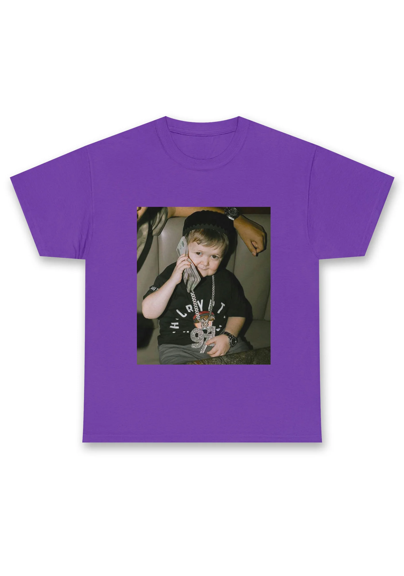 He Is Pretending To Call Chunky Shirt - Image 7