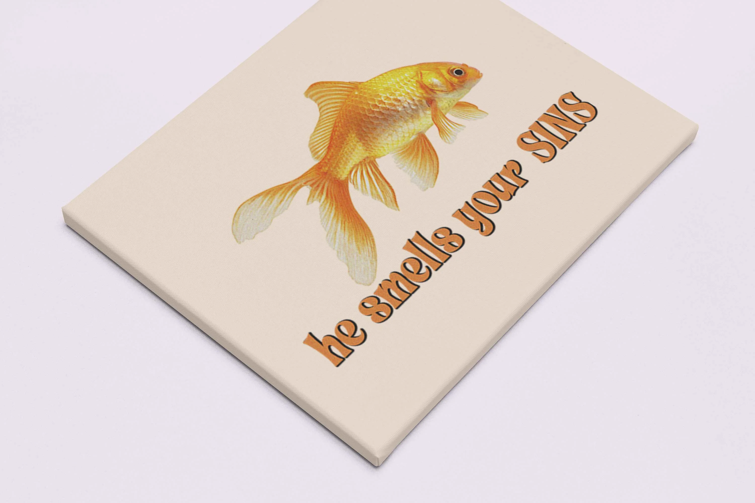 He Smells Your Sins Y2K Canvas Wall Art Cherrykitten - Image 3