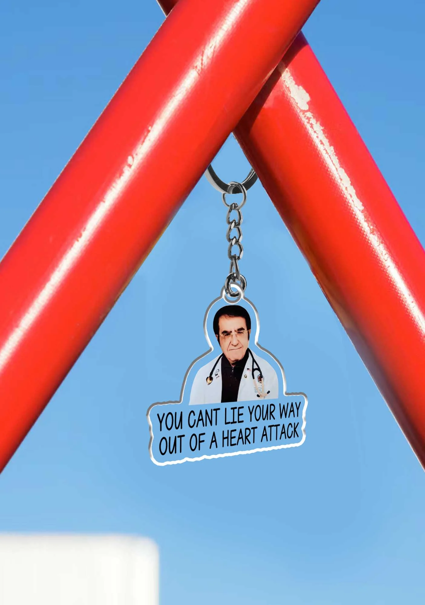 Heart Attack Cant Lie 1Pc Y2K Keychain Cherrykitten - Image 3