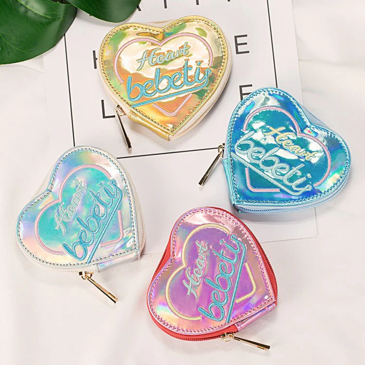 Heart Bebeti Embroidery Laser Purse - Image 2