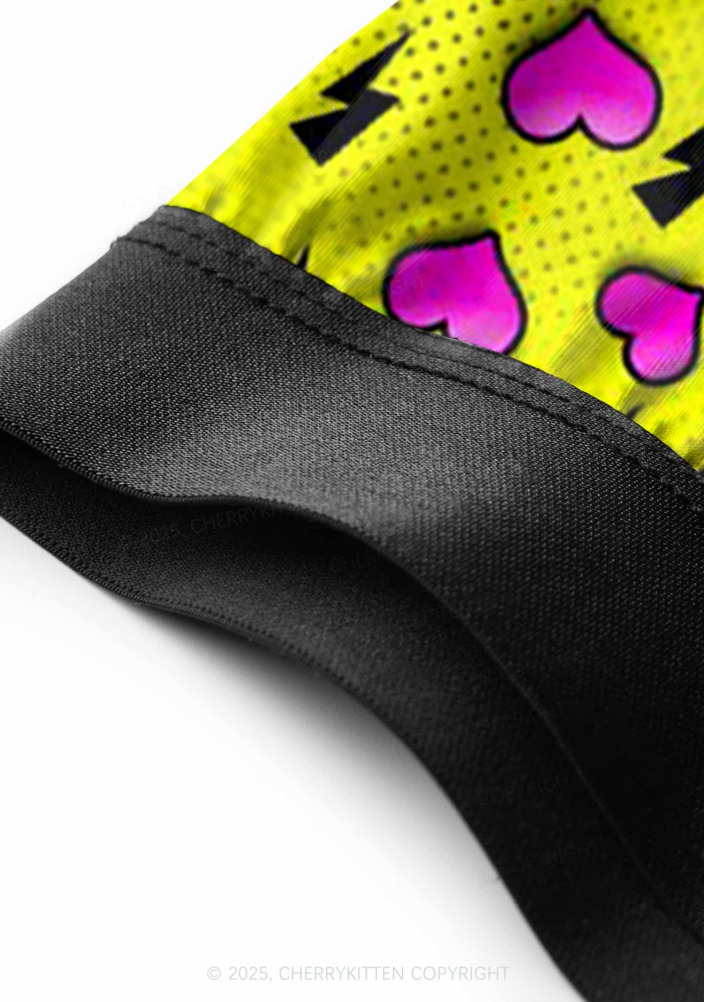 Heart Flash Valentine's Day Y2K Print Couples Boxer Briefs Set Cherrykitten - Image 4
