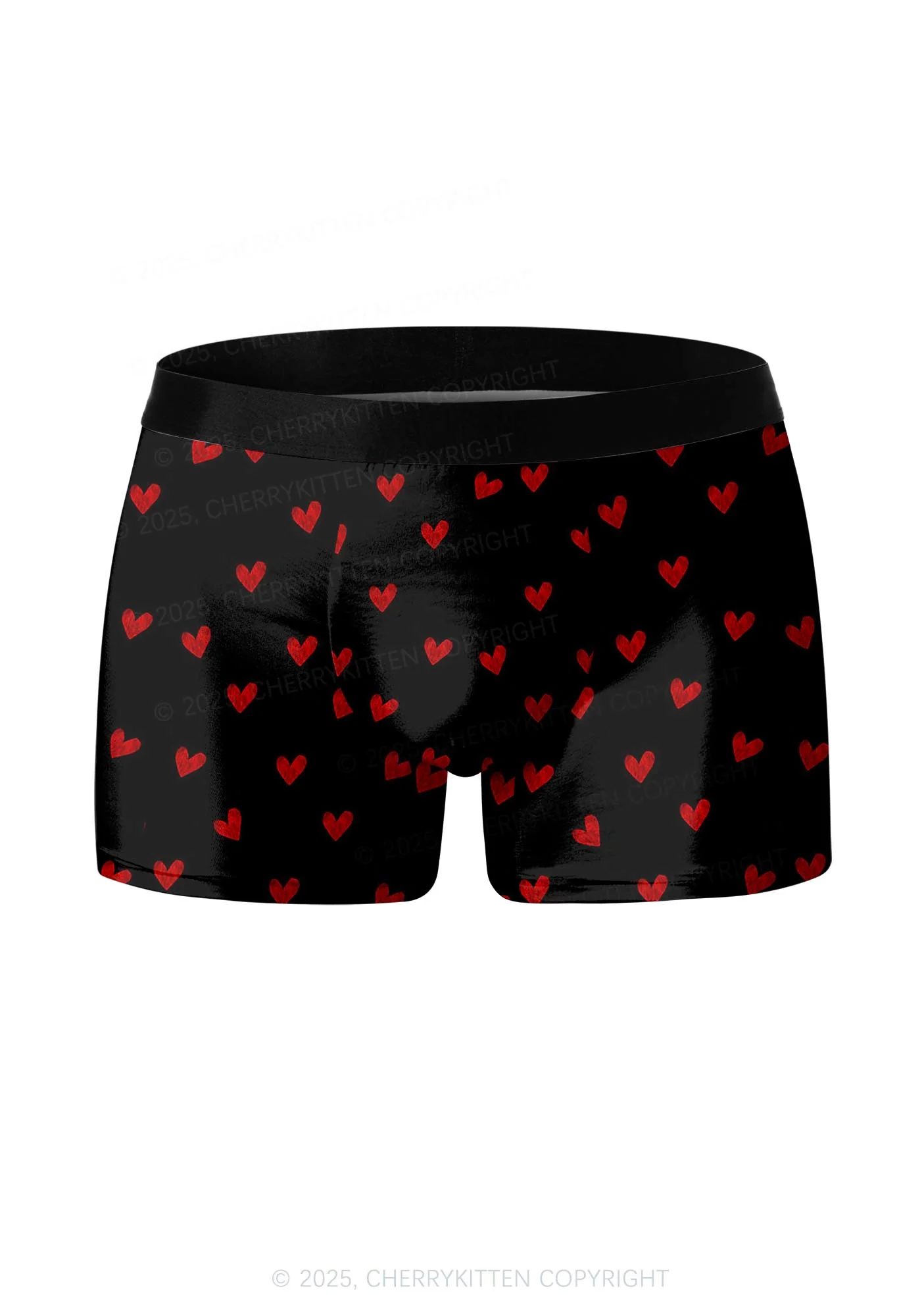 Hearts Fly Valentine's Day Y2K Print Couples Boxer Briefs Set Cherrykitten - Image 2