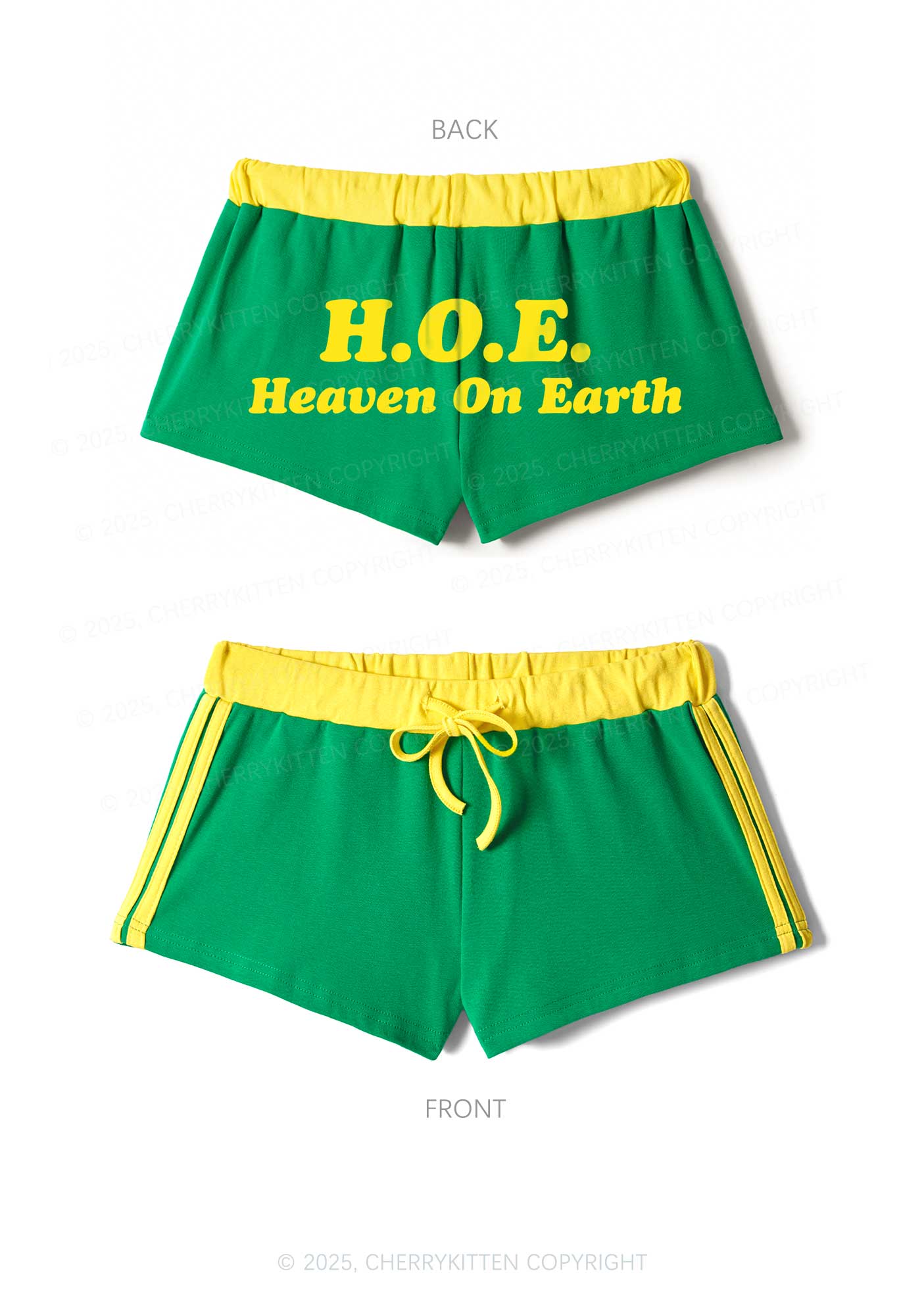 Heaven On Earth Y2K Drawstring Mini Shorts Cherrykitten - Image 6