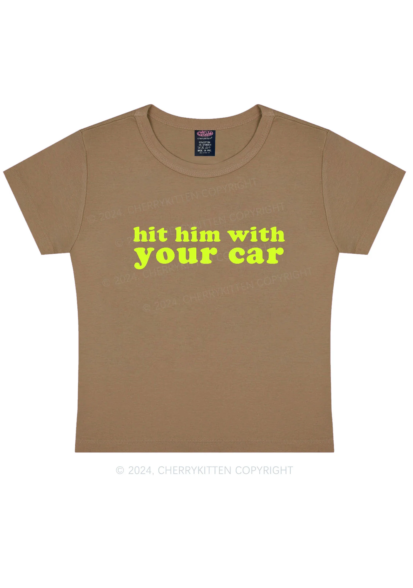 Hit Him Y2K Baby Tee Cherrykitten - Image 10