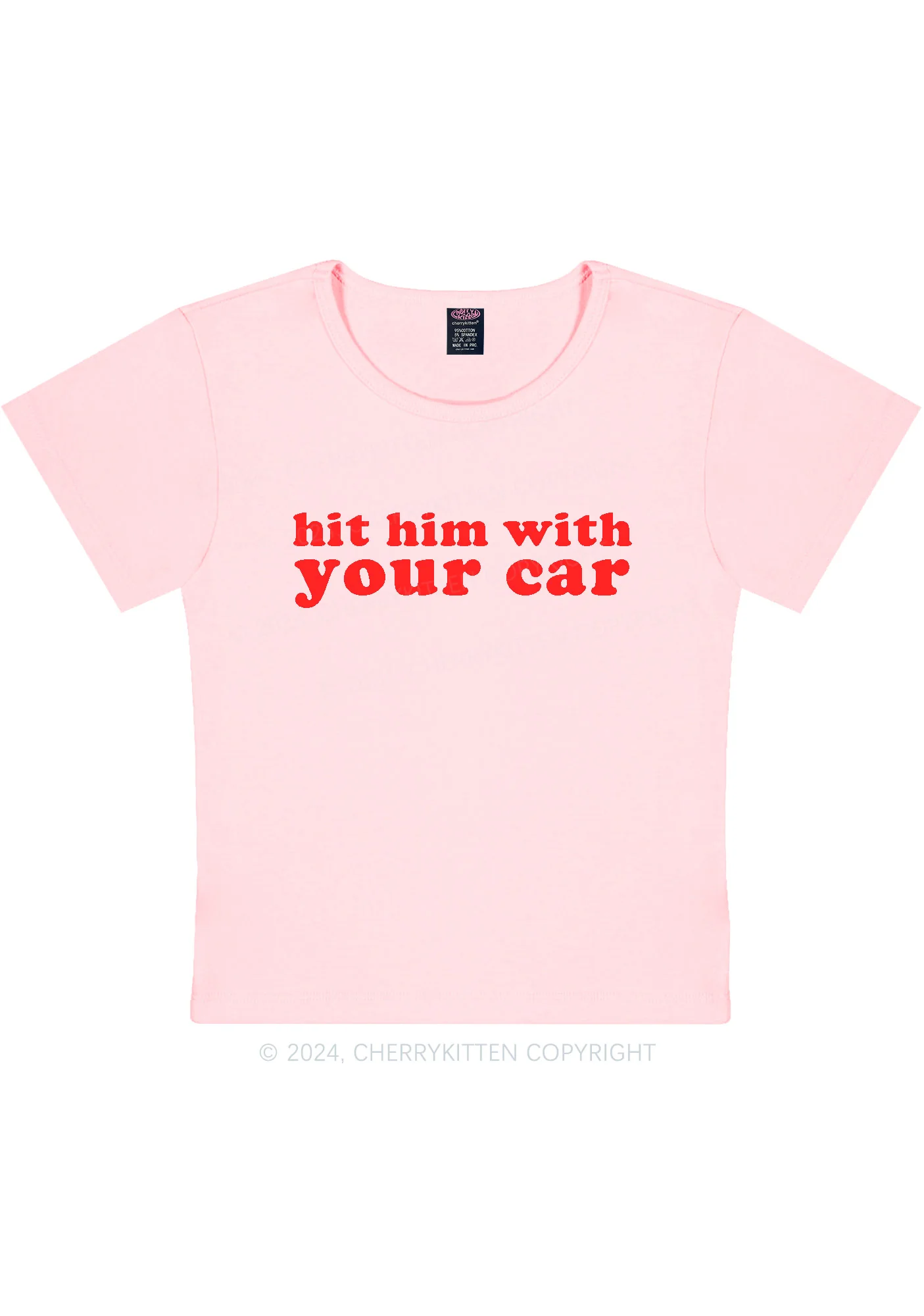 Hit Him Y2K Baby Tee Cherrykitten - Image 11
