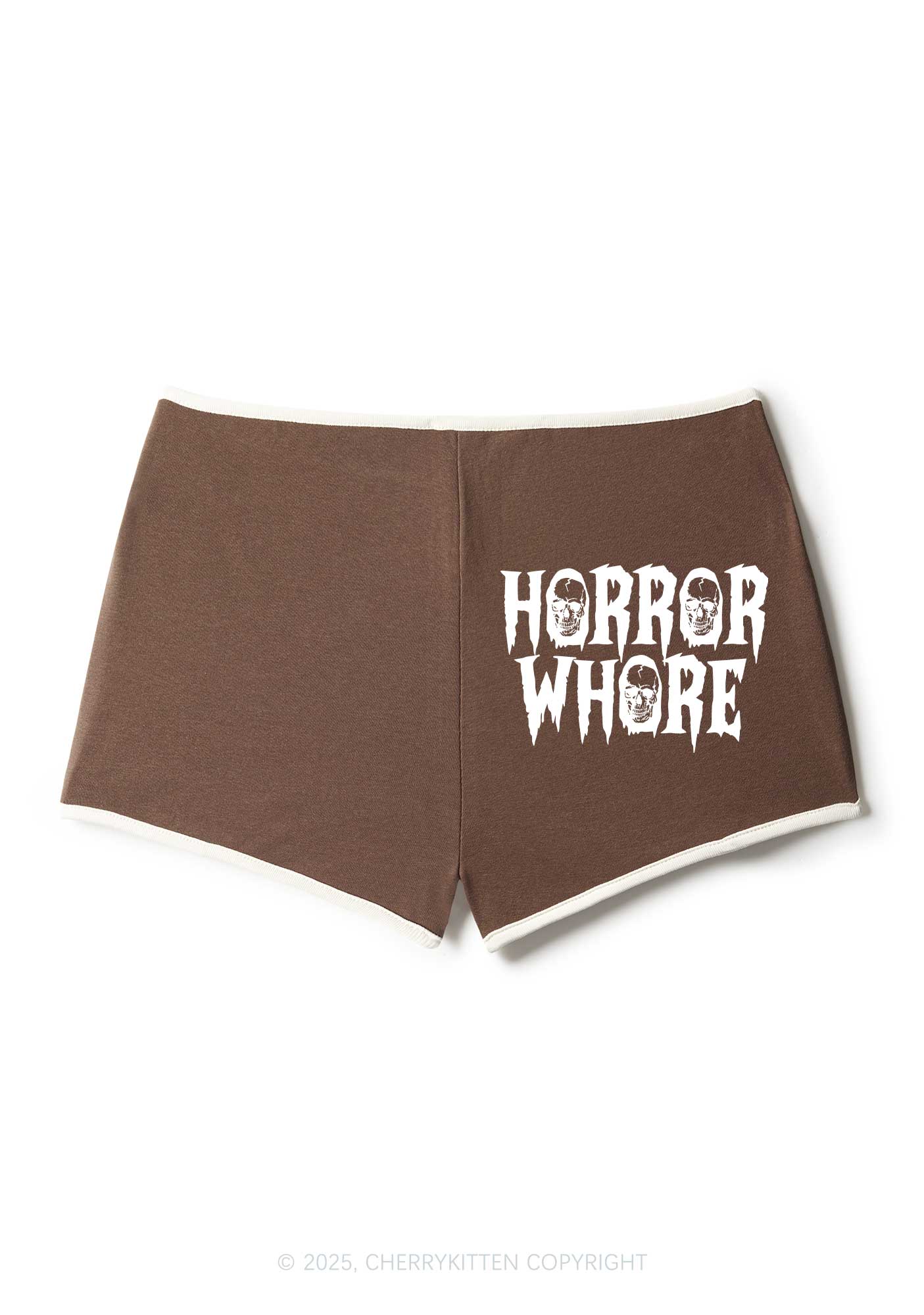 Horror Hore Skulls Y2K Booty Shorts Cherrykitten - Image 3