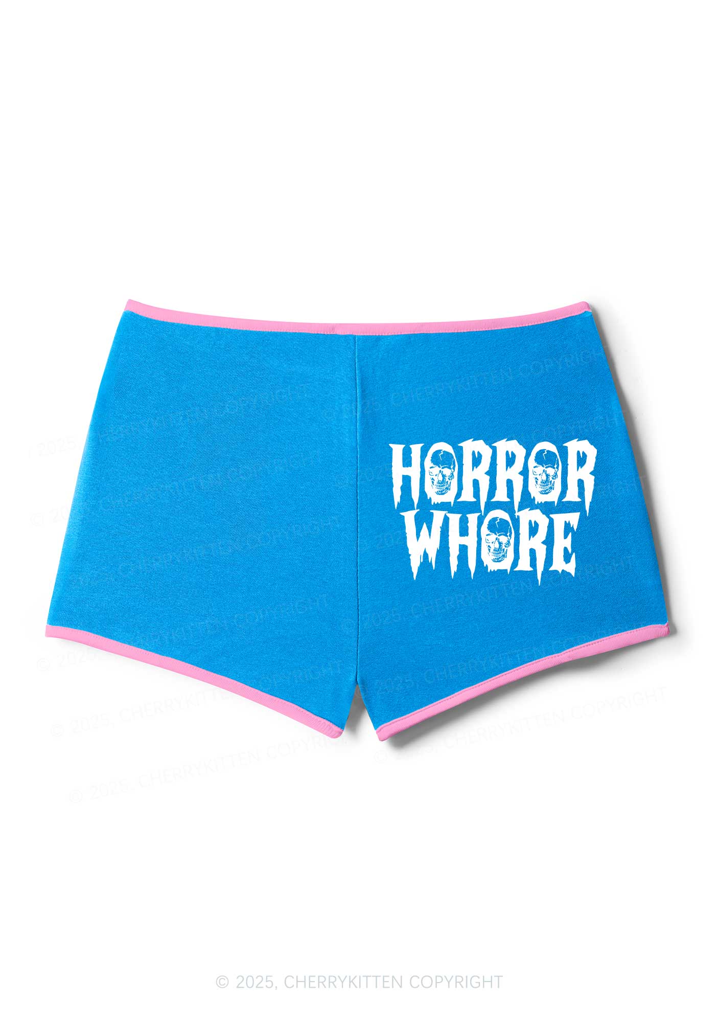 Horror Hore Skulls Y2K Booty Shorts Cherrykitten - Image 4