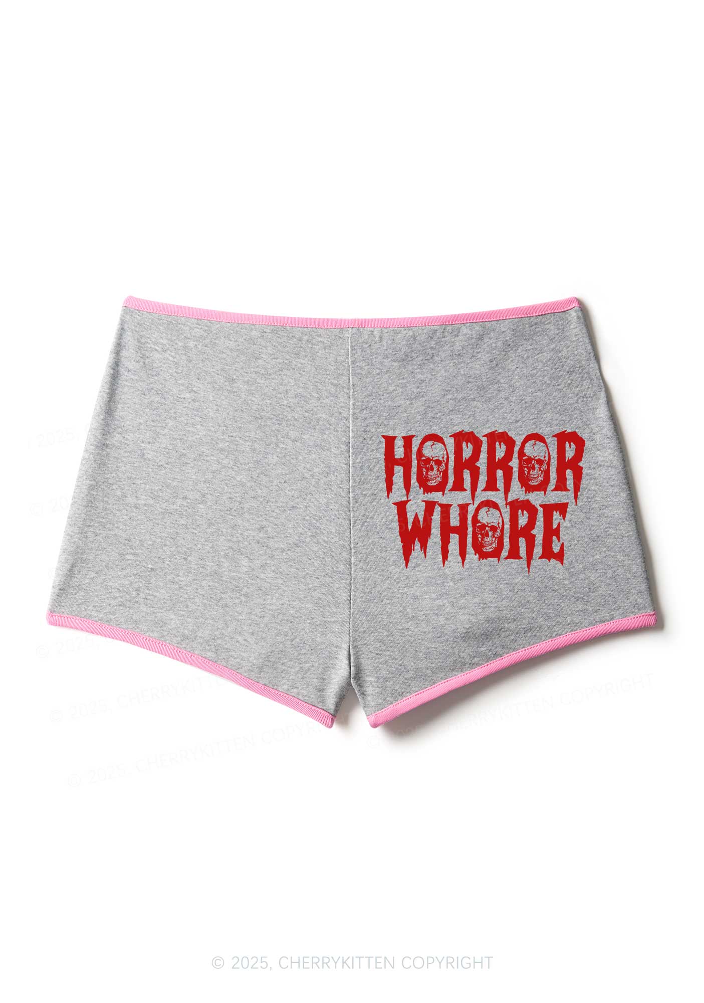 Horror Hore Skulls Y2K Booty Shorts Cherrykitten - Image 5