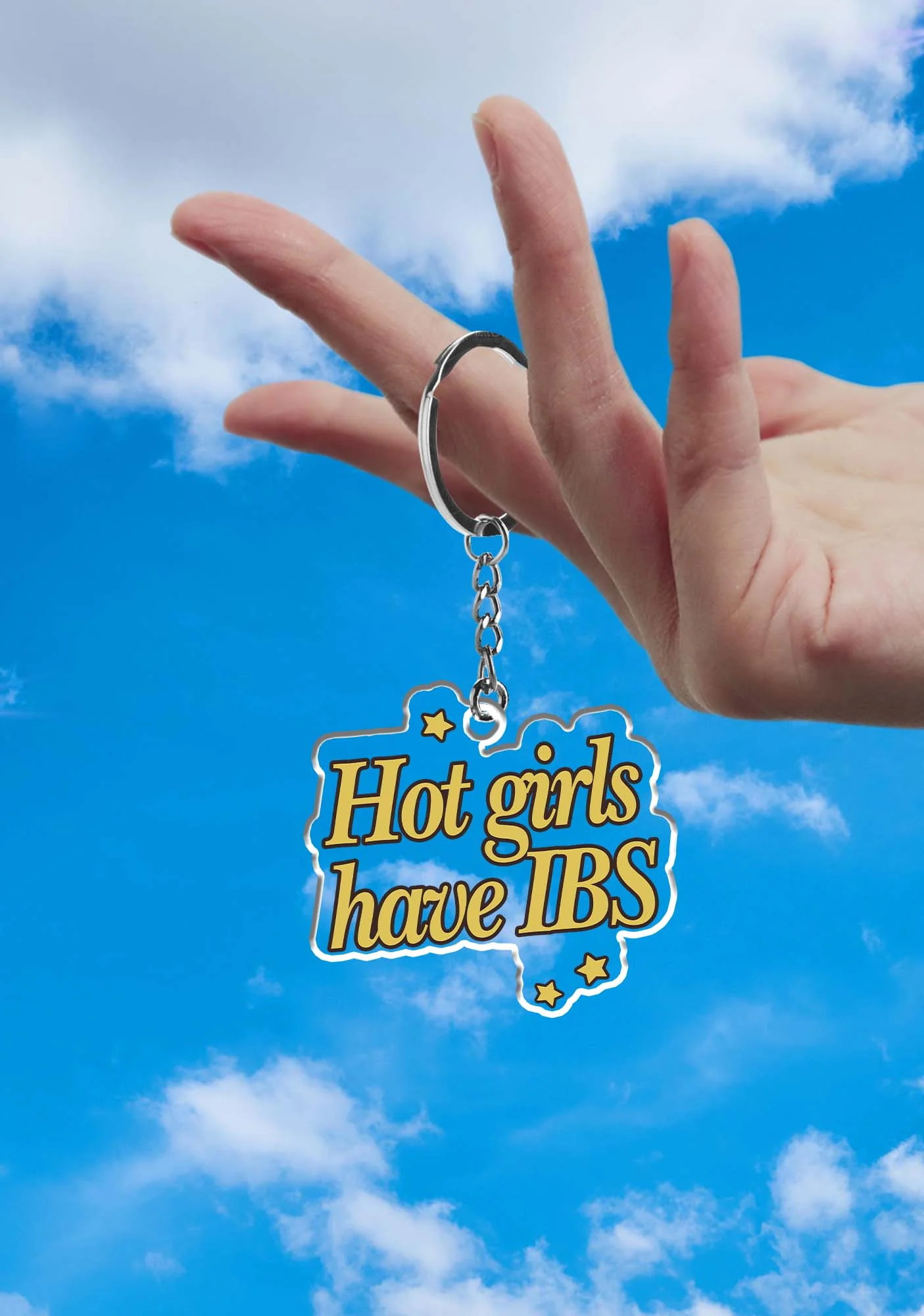 Hot Girls Have IBS 1Pc Y2K Keychain Cherrykitten - Image 2
